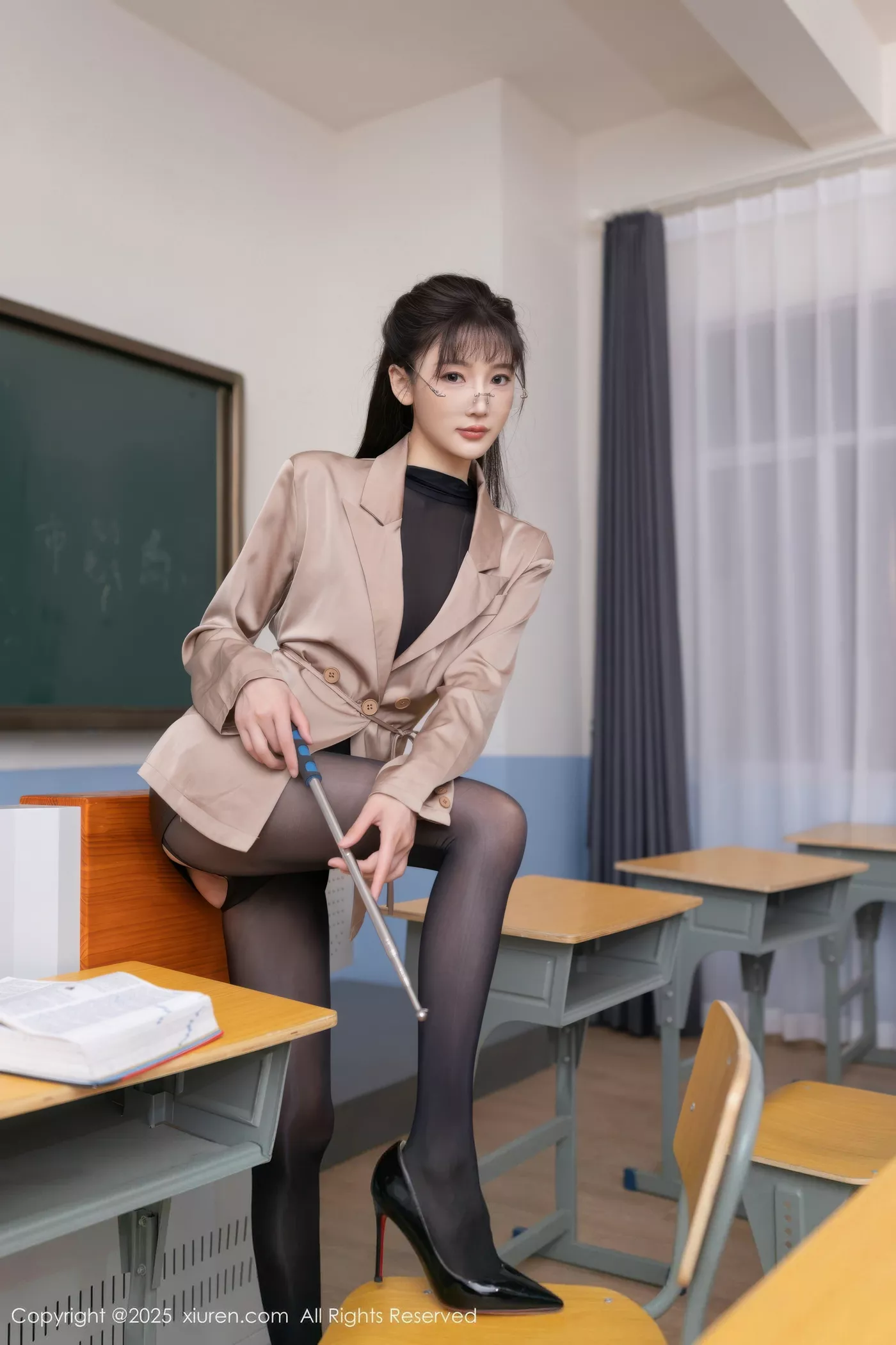 [XiuRen秀人网] 2025.07.17 No.10558 陆萱萱 黑色连体 [80P] NO.5