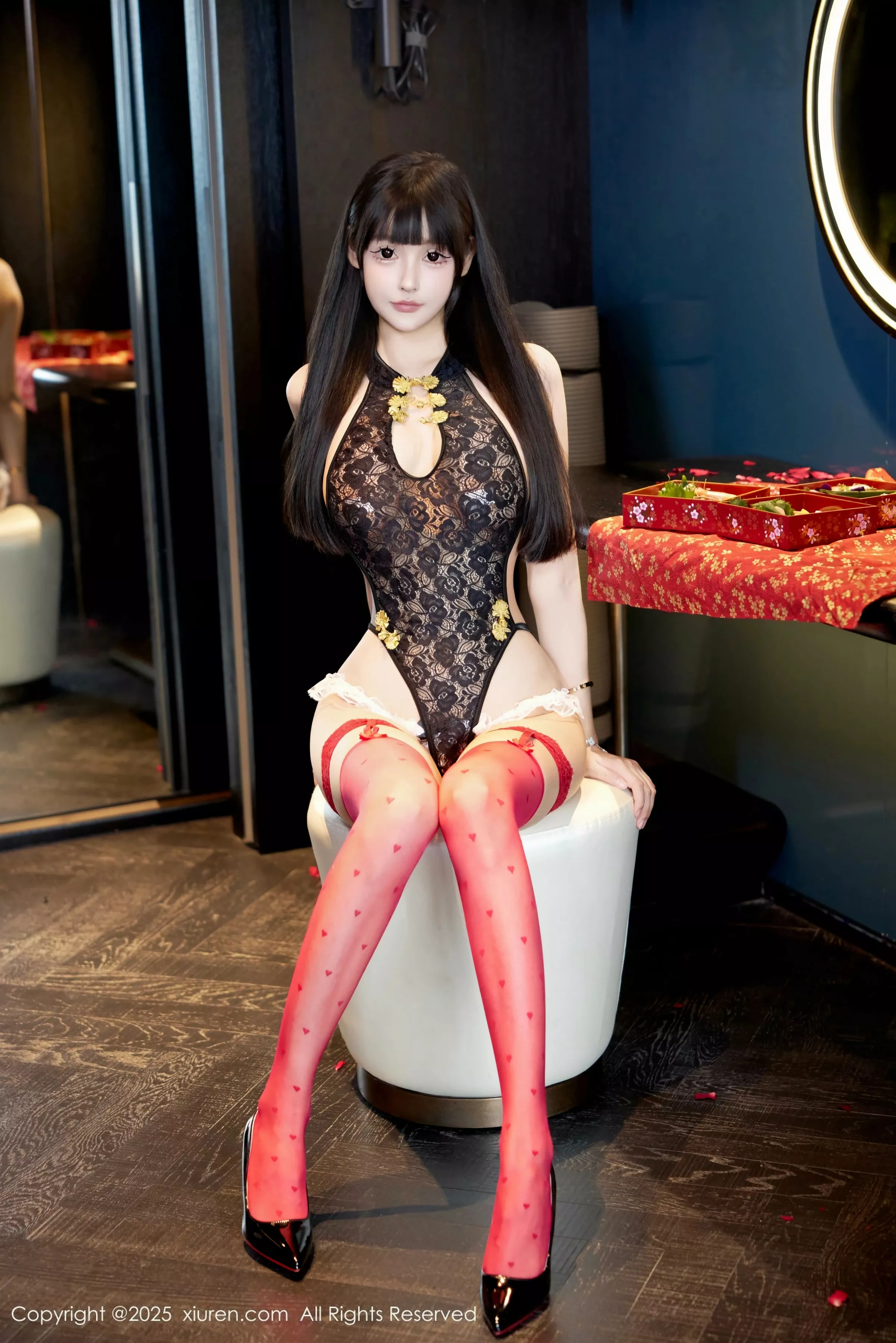 [XiuRen秀人网] 2025.06.23 No.10448 智恩baby 蕾丝旗袍 [47P] NO.7