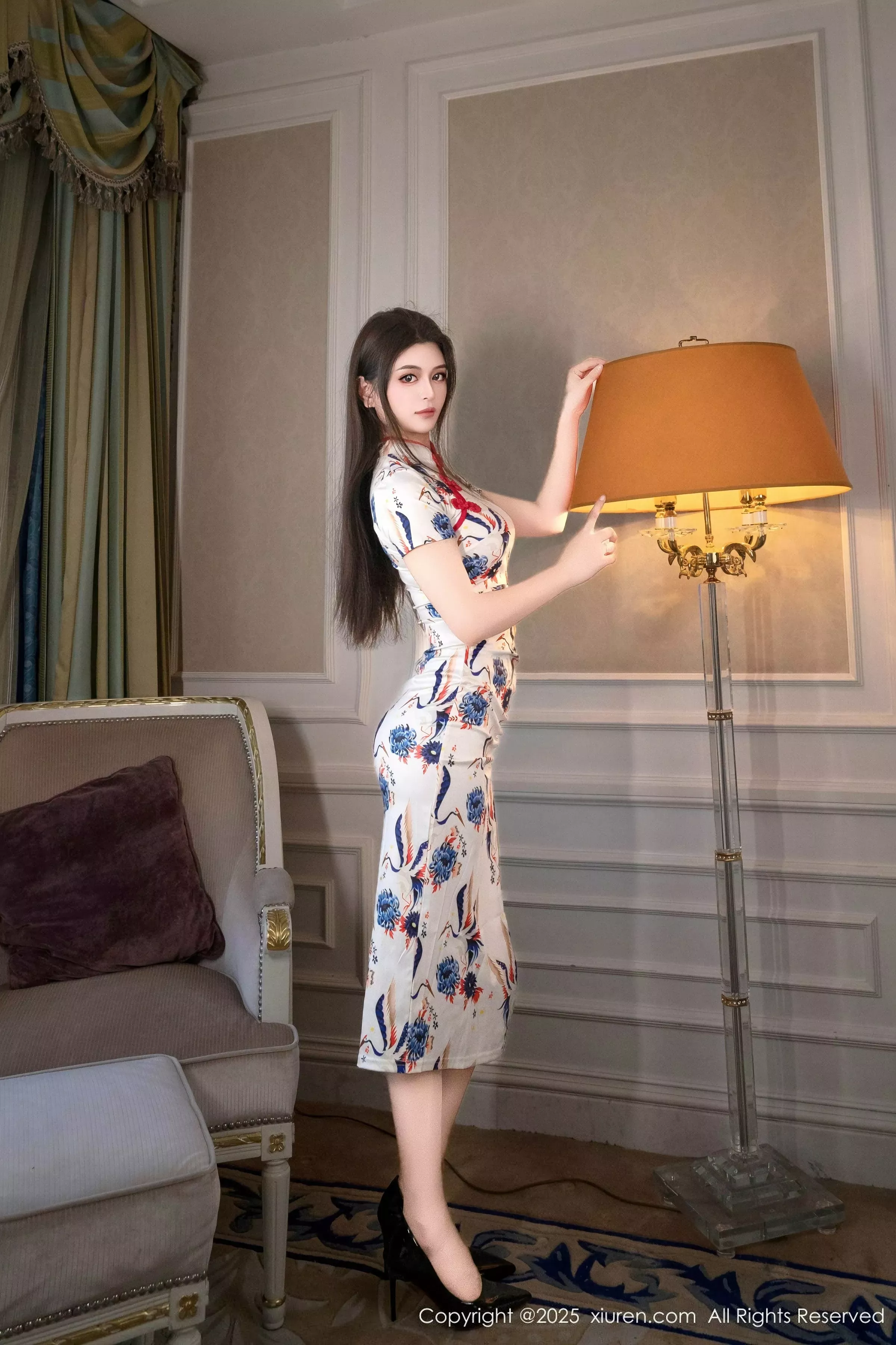 [XiuRen秀人网] 2025.06.24 No.10452 灿宝 白色旗袍 [96P] NO.10