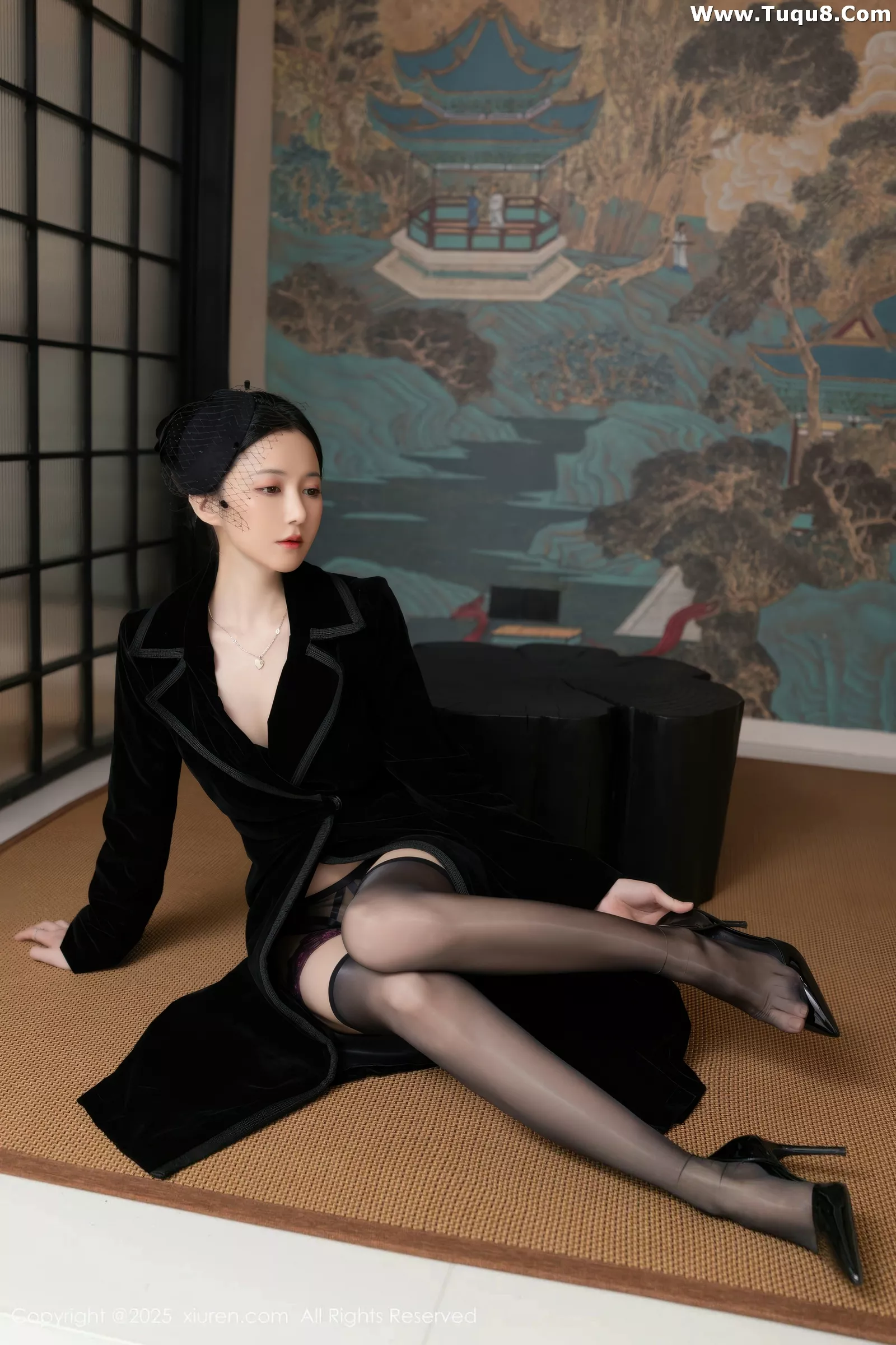 [XiuRen秀人网] 2025.07.18 No.10564 鱼子酱Fish 魅惑黑丝 [80P] NO.8