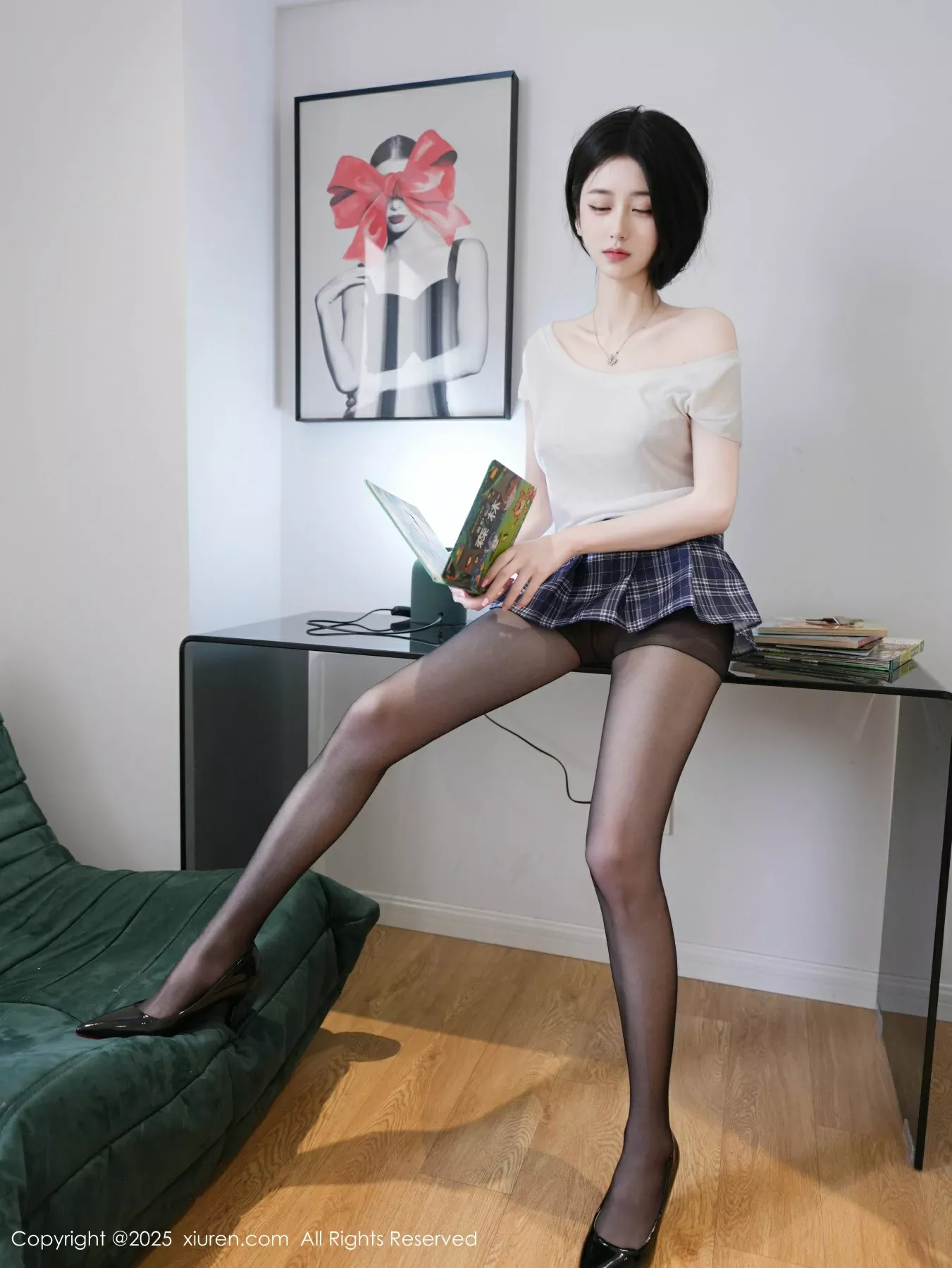 [XiuRen秀人网] 2025.08.01 No.10613 白小蝶 白衣短裙 [60P] NO.9