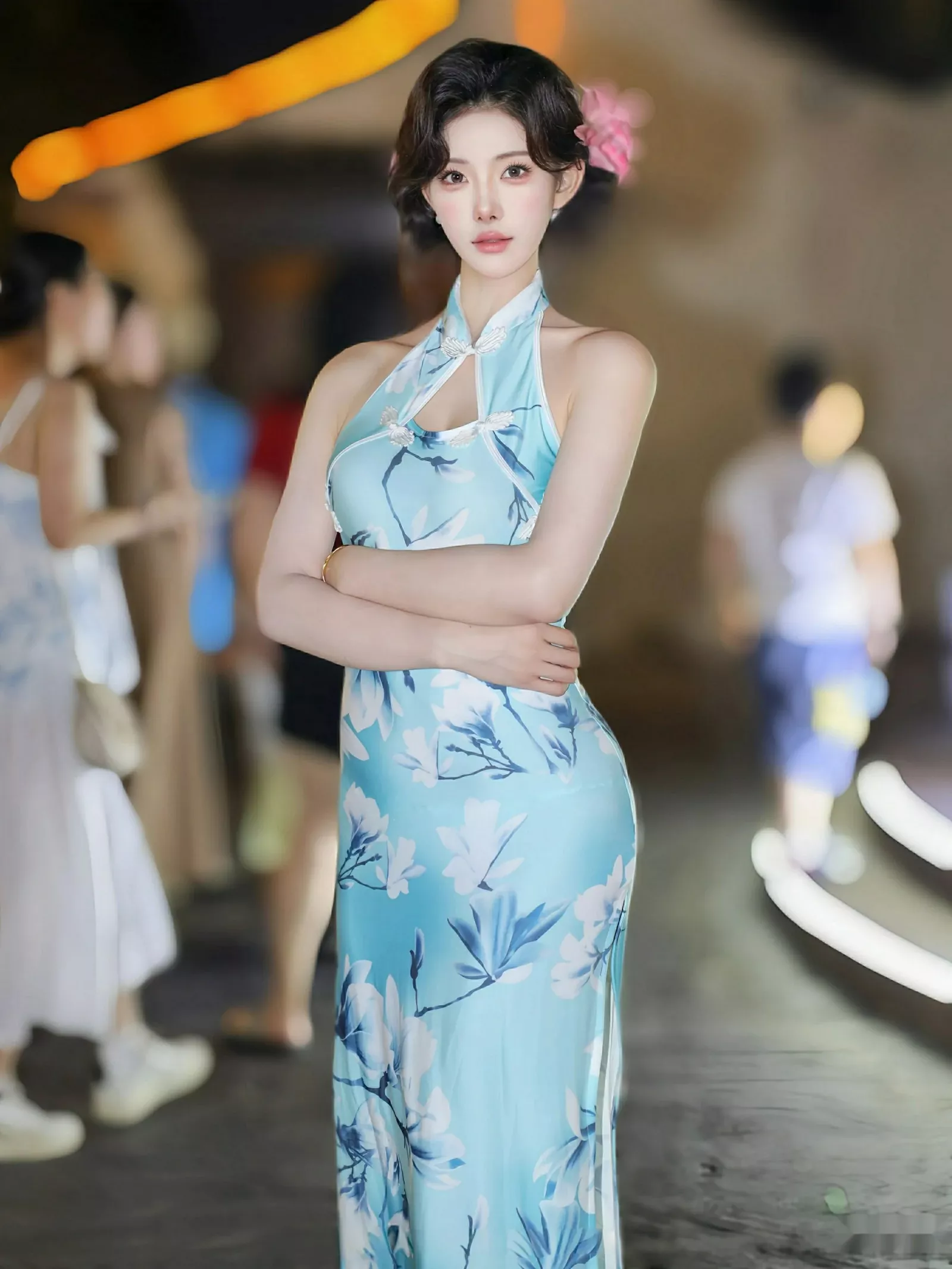 [XiuRen秀人网] 2025.07.28 No.10594 梨霜儿 青色旗袍 [82P] NO.9