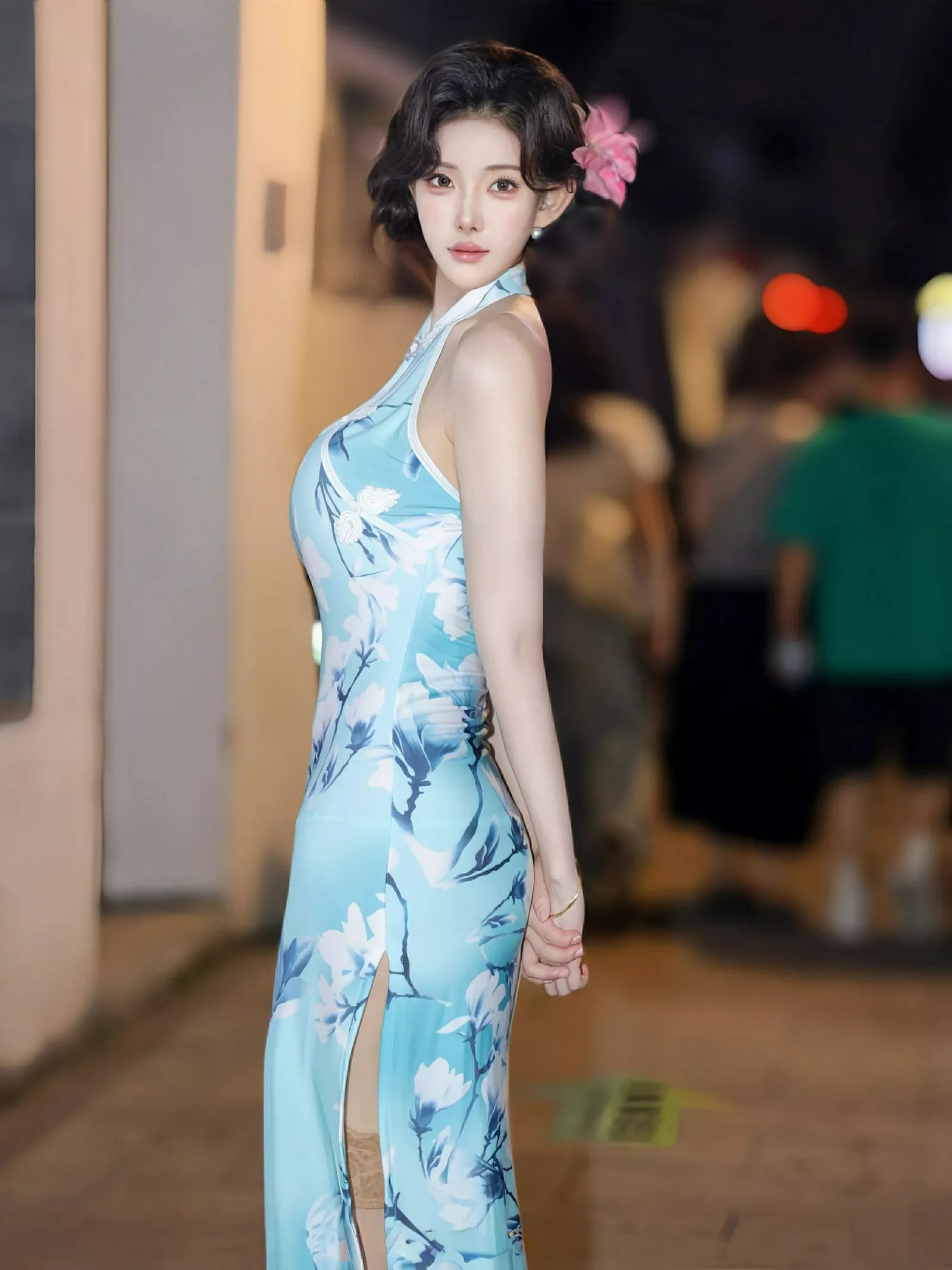 [XiuRen秀人网] 2025.07.28 No.10594 梨霜儿 青色旗袍 [82P] NO.2