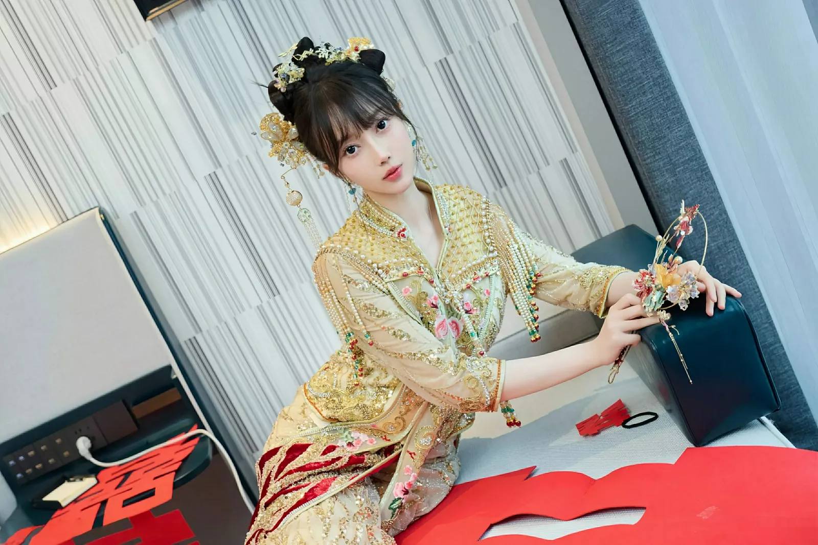 [XiuRen秀人网] 2025.07.21 No.10567 玥儿玥er 秀禾服饰 [72P] NO.9