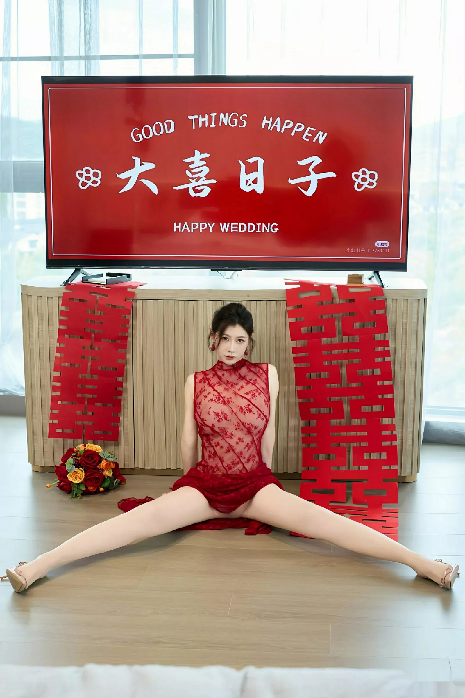 [XiuRen秀人网] 2025.07.24 No.10578 尹甜甜 红色新娘 [69P] NO.2