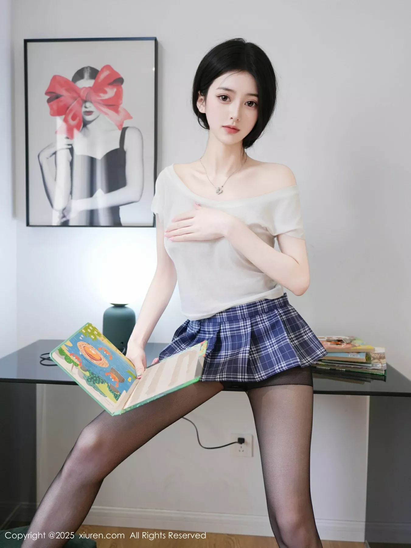 [XiuRen秀人网] 2025.08.01 No.10613 白小蝶 白衣短裙 [60P] NO.7