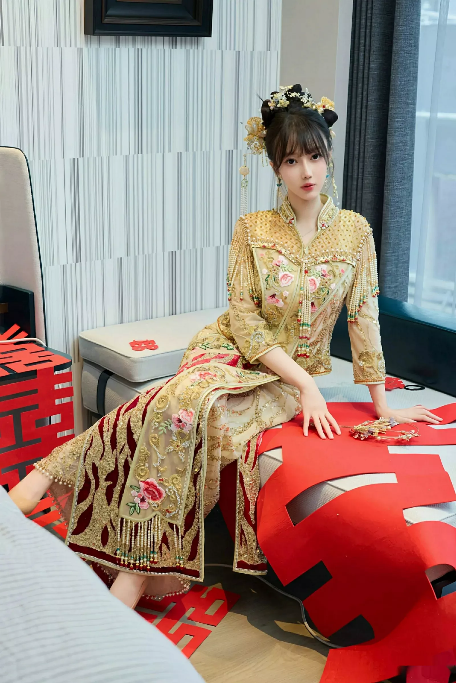 [XiuRen秀人网] 2025.07.21 No.10567 玥儿玥er 秀禾服饰 [72P] NO.11