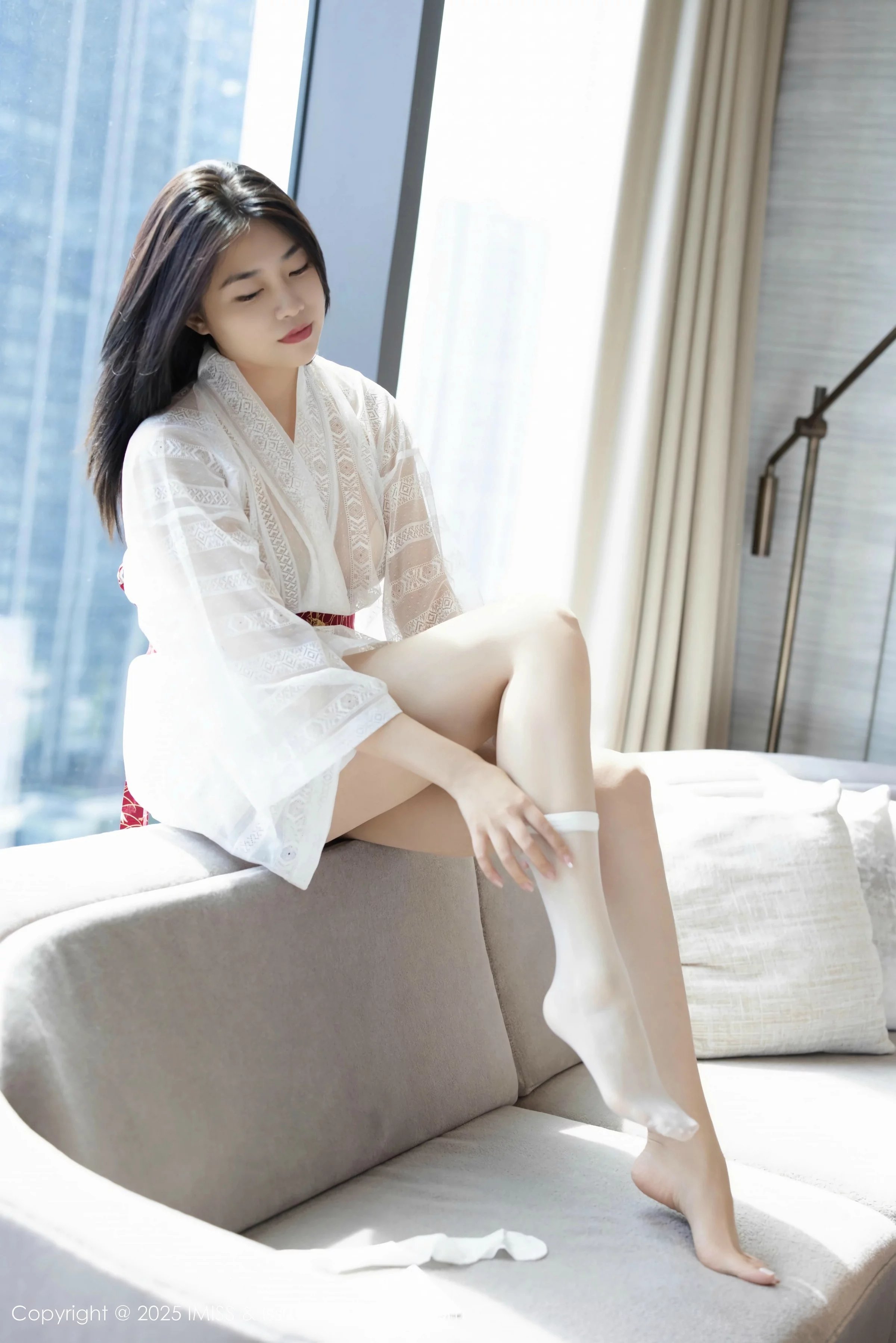 [IMISS爱蜜社] 2025.08.14 VOL.798 许诺Sabrina 白色丝袜 [59P] NO.7