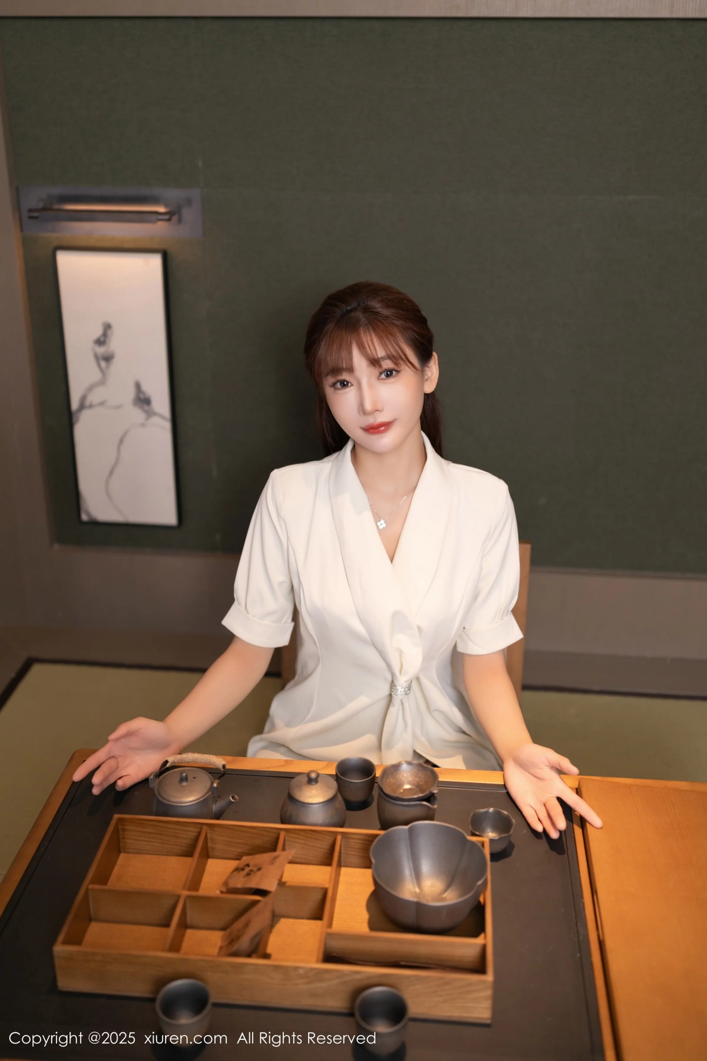 [XiuRen秀人网] 2025.08.14 No.10650 陆萱萱 白色西装 [70P] NO.6