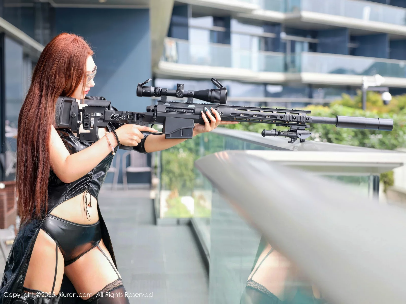 [XiuRen秀人网] 2025.08.15 No.10657 金允希Yuki 黑色皮衣 [90P] NO.4