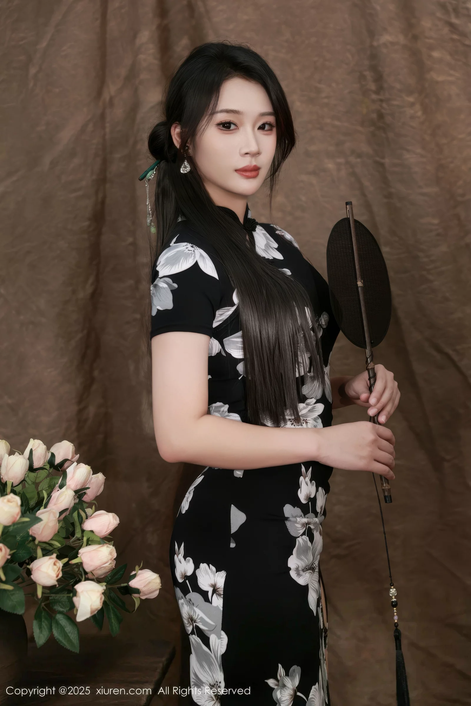 [XiuRen秀人网] 2025.08.15 No.10655 南乔 黑色旗袍 [72P] NO.6