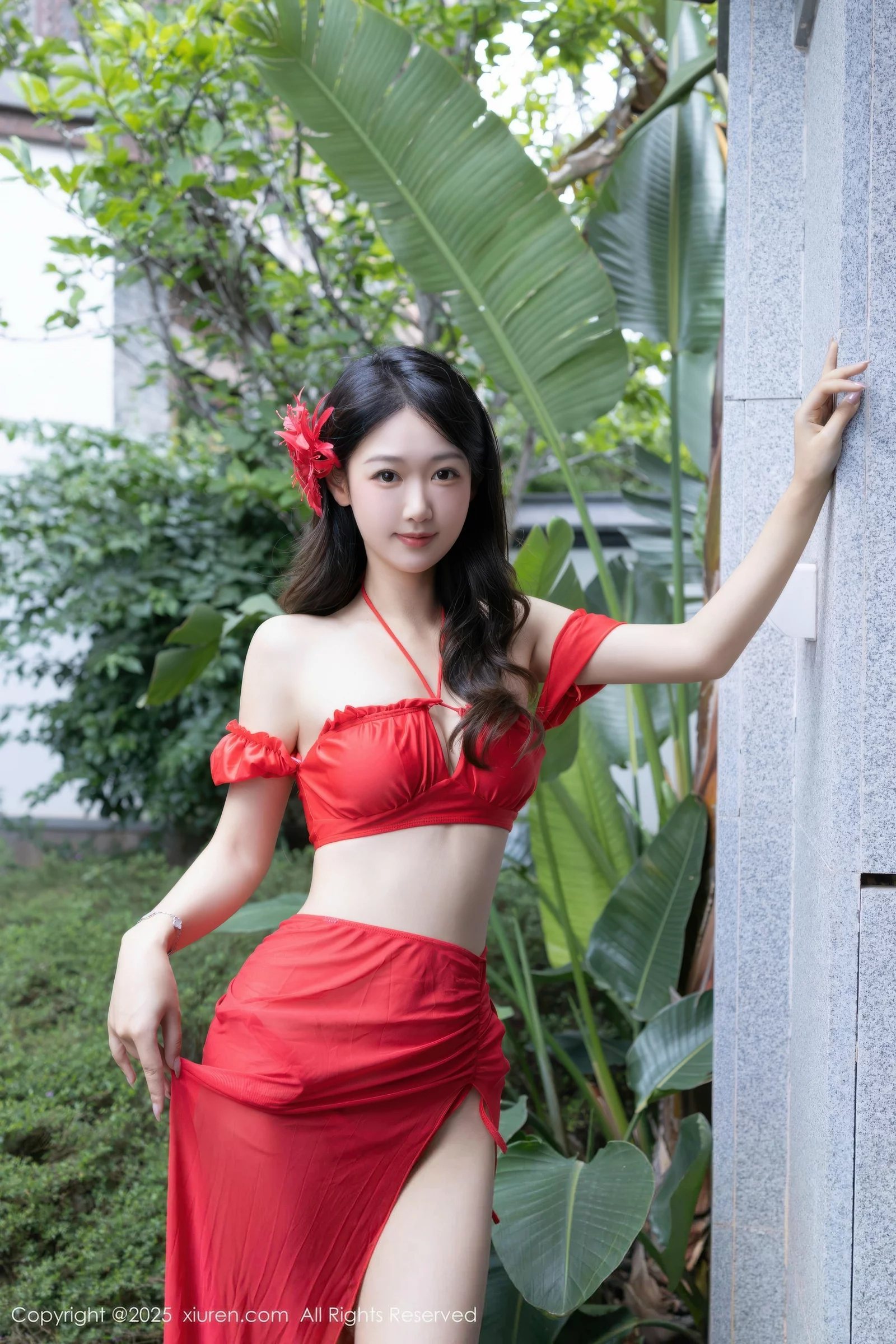 [XiuRen秀人网] 2025.08.18 No.10662 唐安琪 红色泳衣 [80P] NO.1