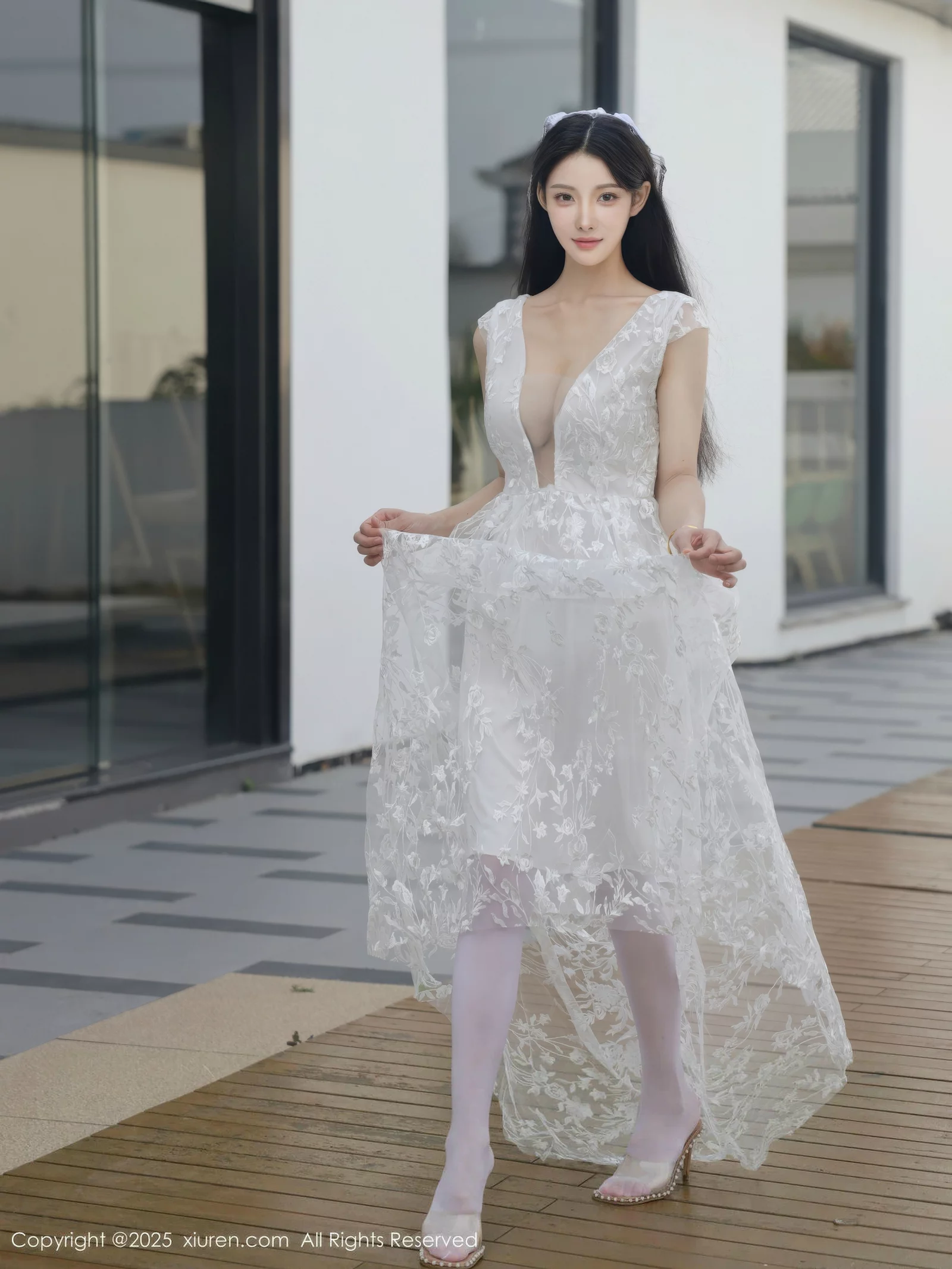 [XiuRen秀人网] 2025.08.18 No.10661 梨霜儿 白色婚纱 [82P] NO.8