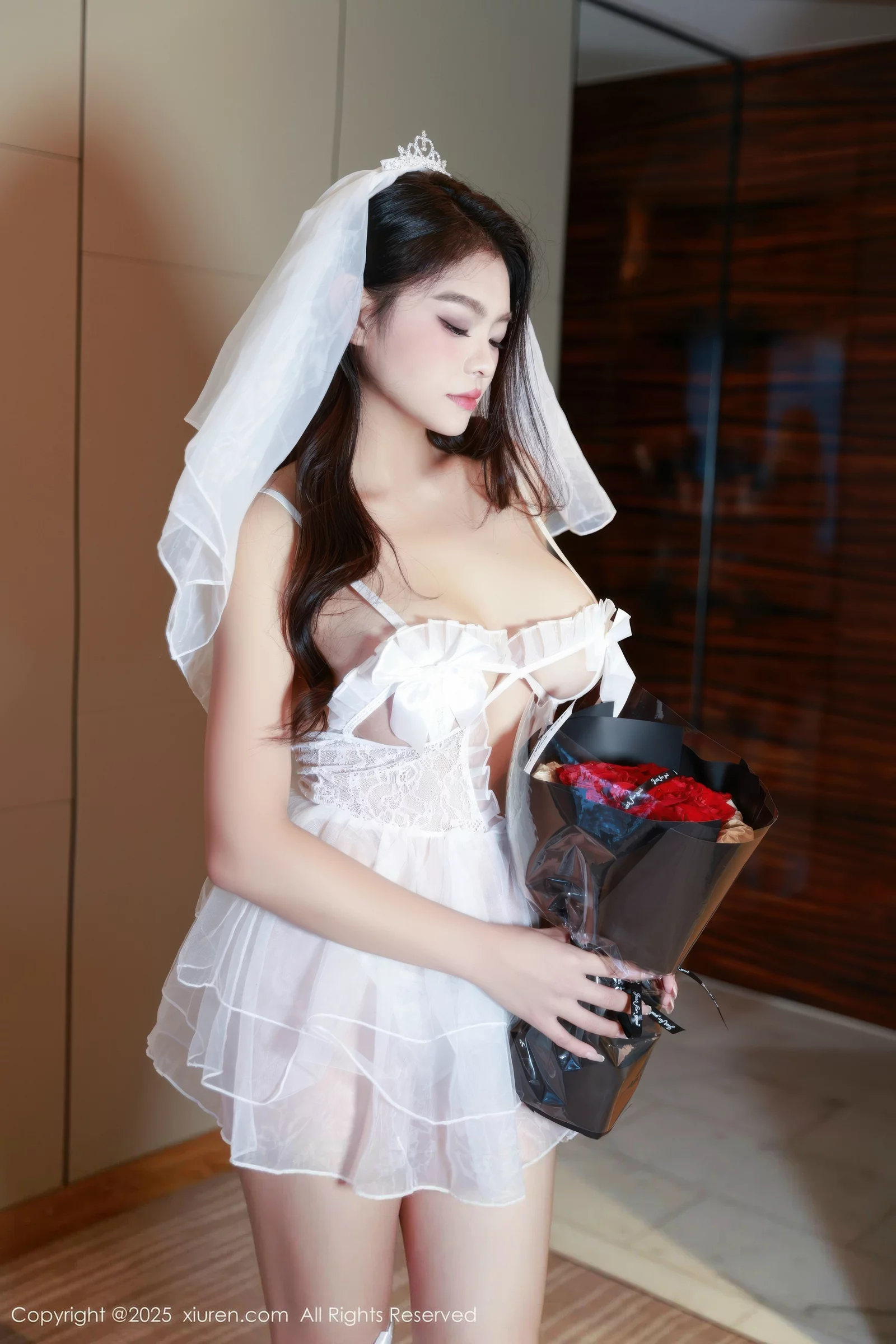 [XiuRen秀人网] 2025.08.18 No.10659 冬安 白色婚纱 [50P] NO.6