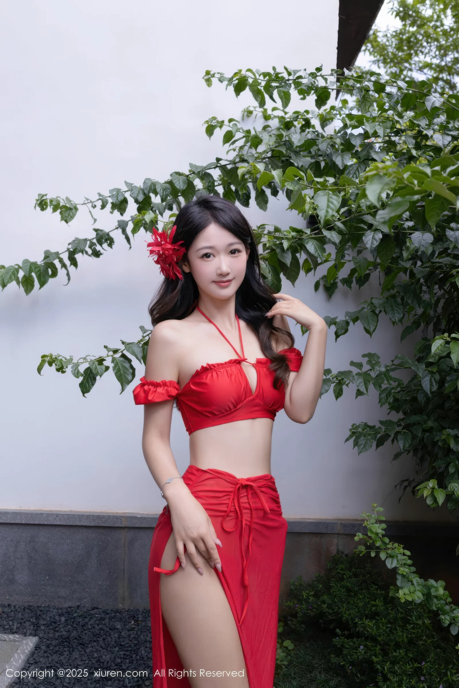 [XiuRen秀人网] 2025.08.18 No.10662 唐安琪 红色泳衣 [80P] NO.8