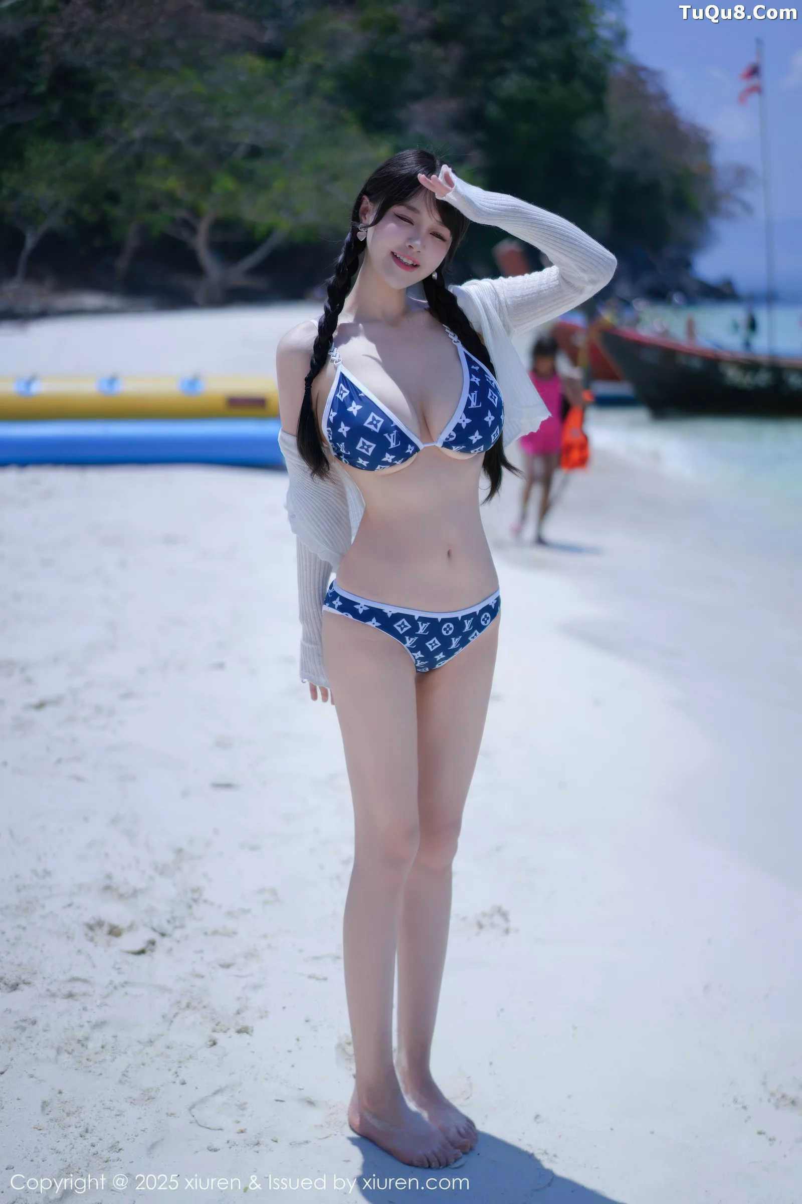 [XiuRen秀人网] 2025.08.28 No.10699 心上可Flora 蓝色尾巴 [64P] NO.12