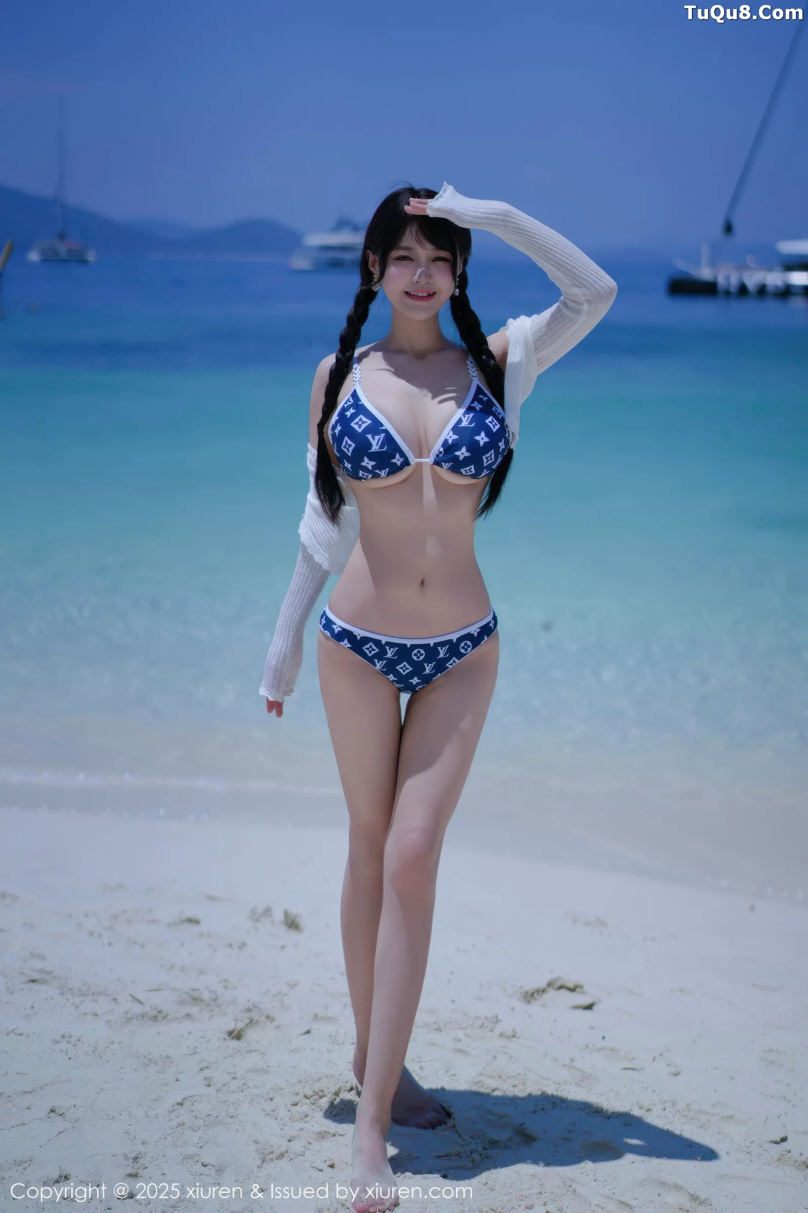 [XiuRen秀人网] 2025.08.28 No.10699 心上可Flora 蓝色尾巴 [64P] NO.10