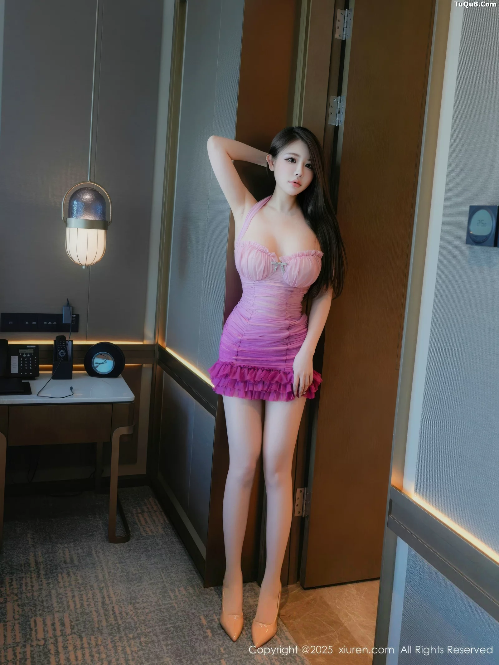 [XiuRen秀人网] 2025.09.01 No.10714 甜妮 紫色连衣短裙 [72P] NO.11