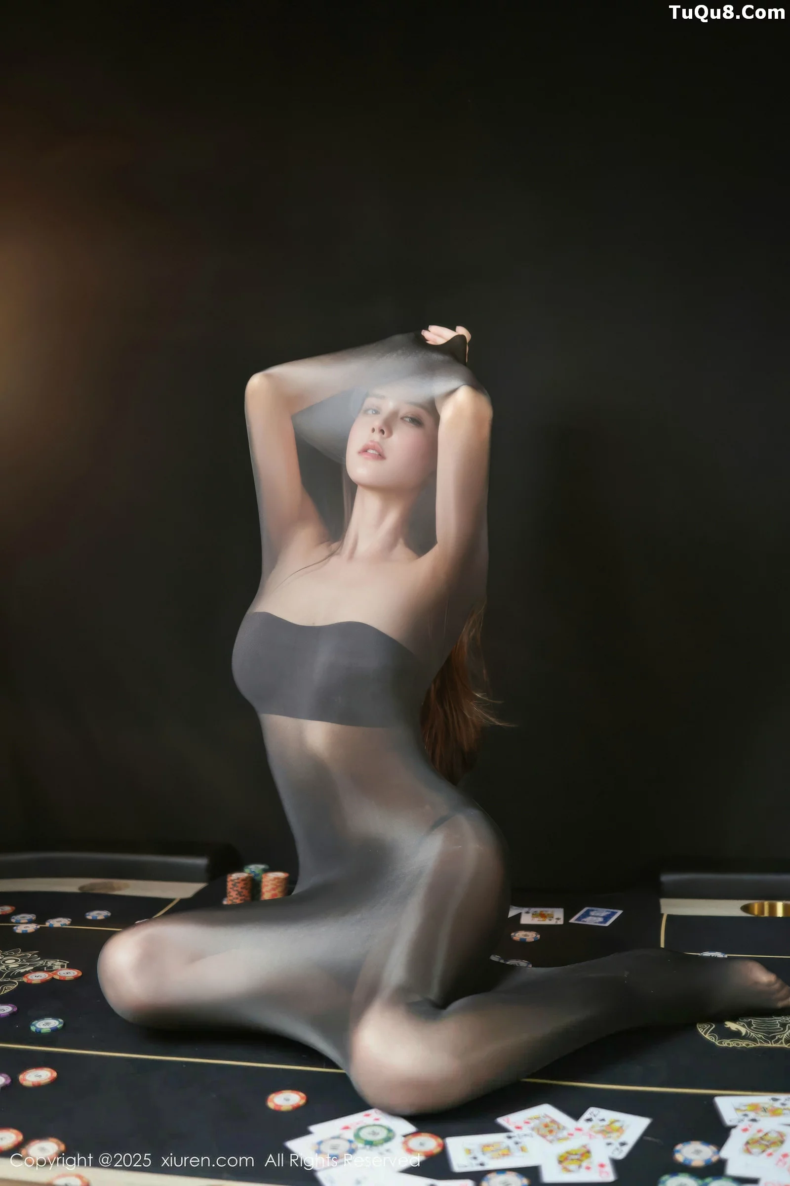 [XiuRen秀人网] 2025.09.01 No.10713 悦兮 连体黑丝袜 [62P] NO.8