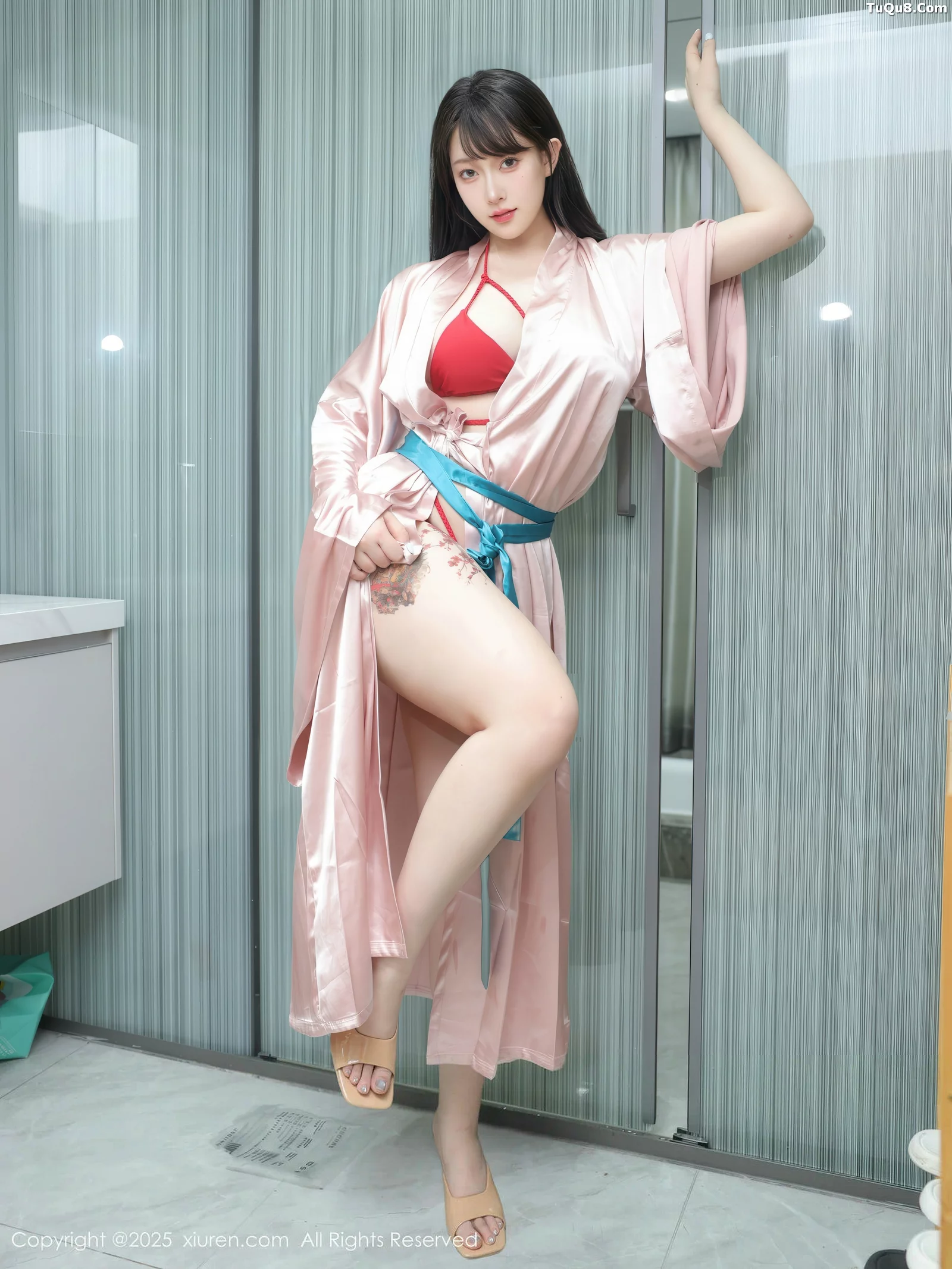 [XiuRen秀人网] 2025.09.03 No.10724 李沁恩lrene 红色比基尼 [79P] NO.8