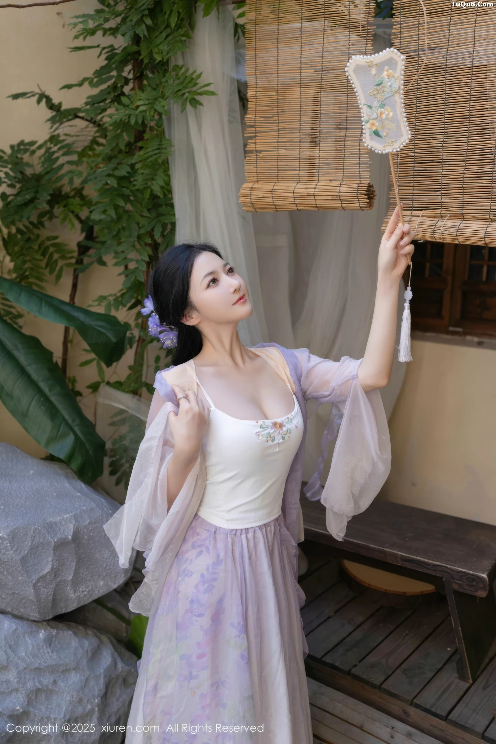 [XiuRen秀人网] 2025.09.05 No.10737 鱼子酱Fish 紫色连衣裙 [74P] NO.12