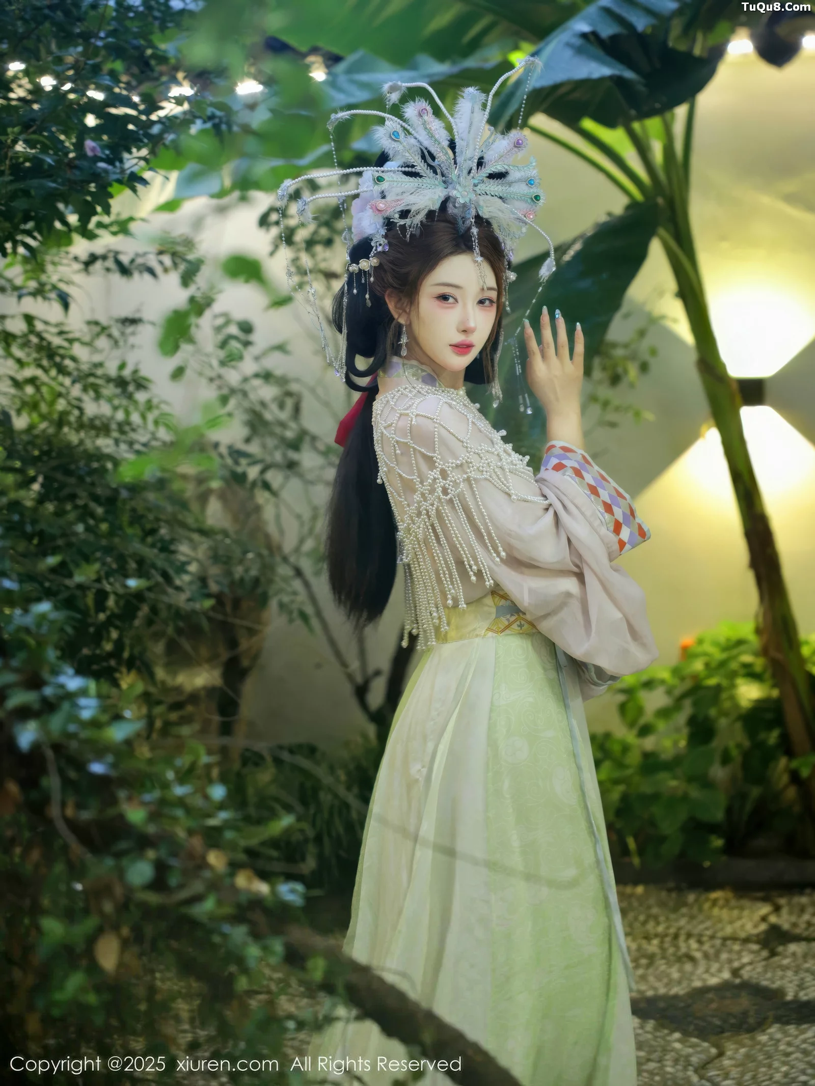 [XiuRen秀人网] 2025.09.05 No.10736 梨霜儿 浅色古装 [80P] NO.9