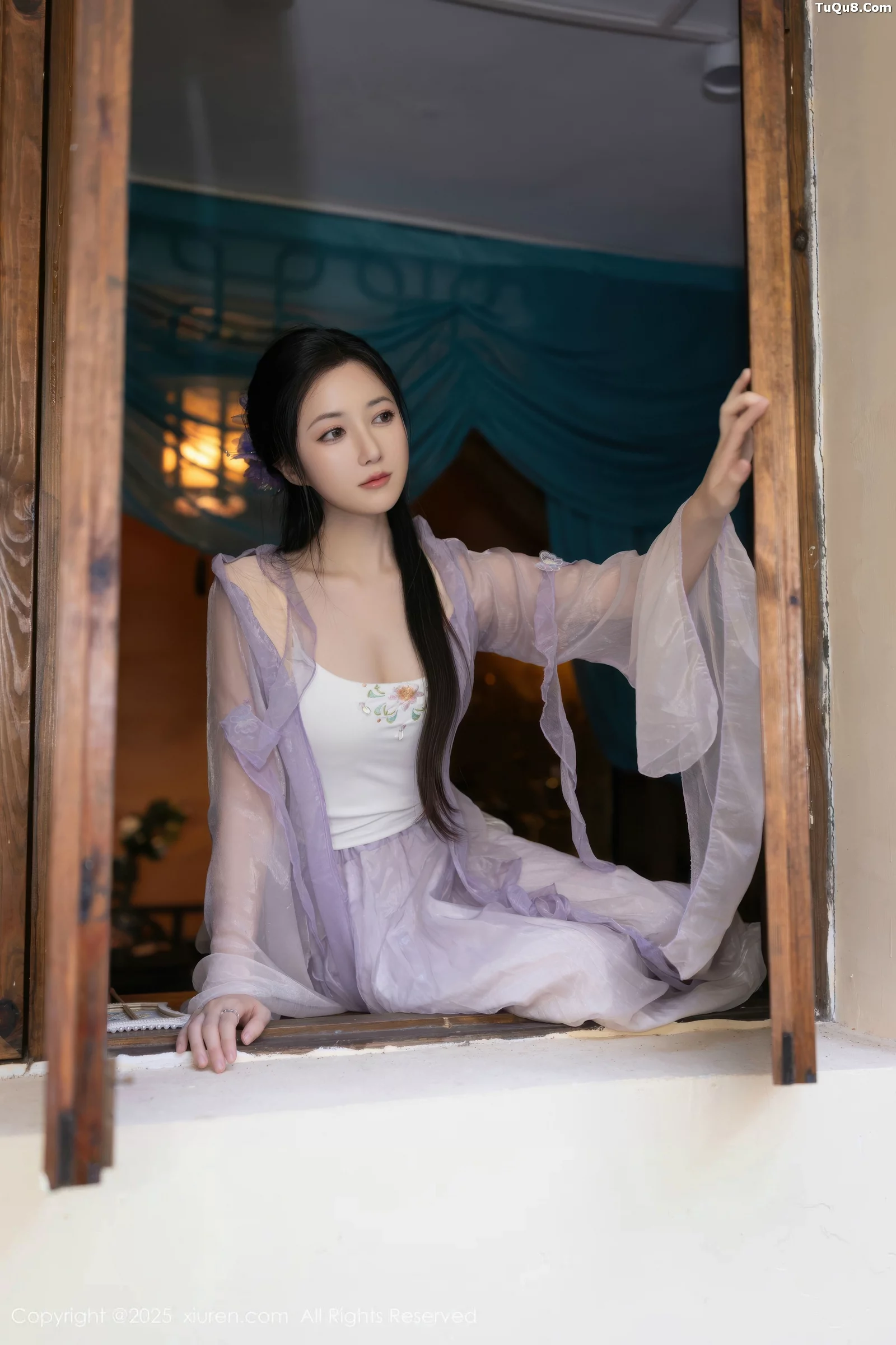 [XiuRen秀人网] 2025.09.05 No.10737 鱼子酱Fish 紫色连衣裙 [74P] NO.1