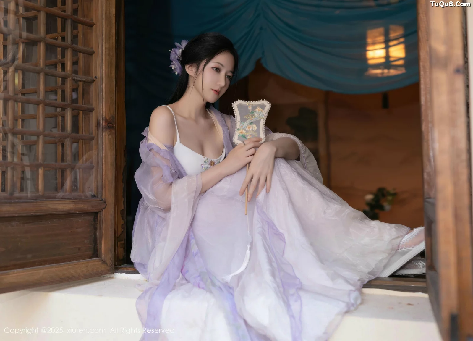 [XiuRen秀人网] 2025.09.05 No.10737 鱼子酱Fish 紫色连衣裙 [74P] NO.2