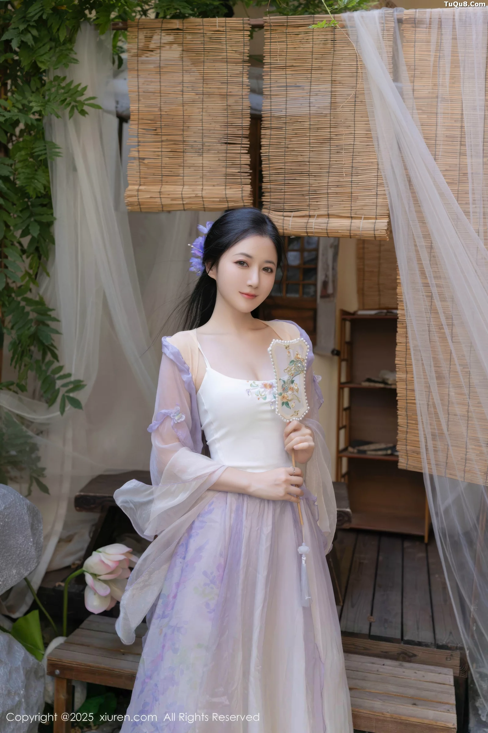 [XiuRen秀人网] 2025.09.05 No.10737 鱼子酱Fish 紫色连衣裙 [74P] NO.9