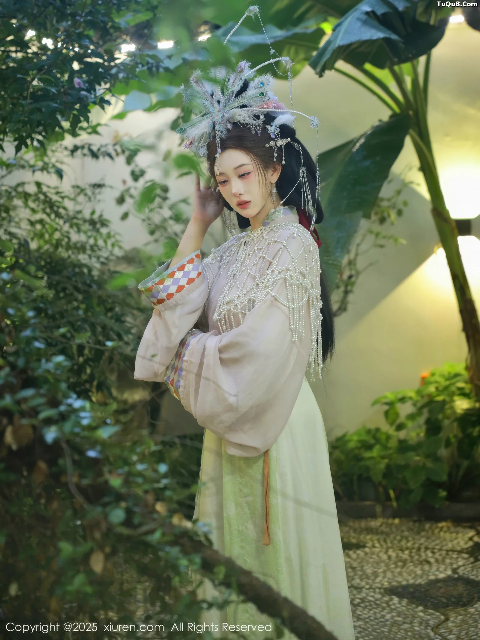 [XiuRen秀人网] 2025.09.05 No.10736 梨霜儿 浅色古装 [80P] NO.8