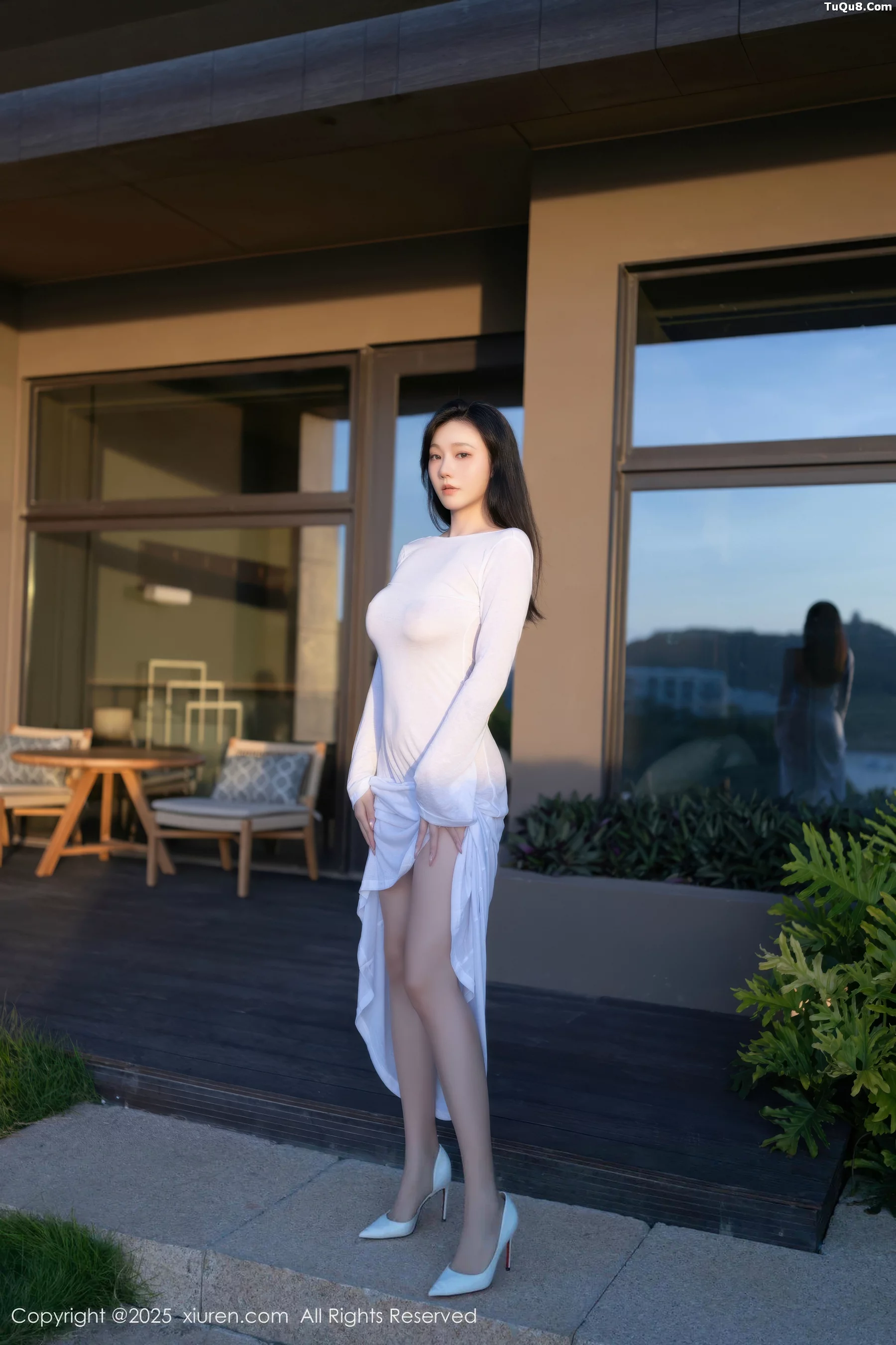 [XiuRen秀人网] 2025.09.09 No.10747 安然anran 白色连衣裙 [80P] NO.3