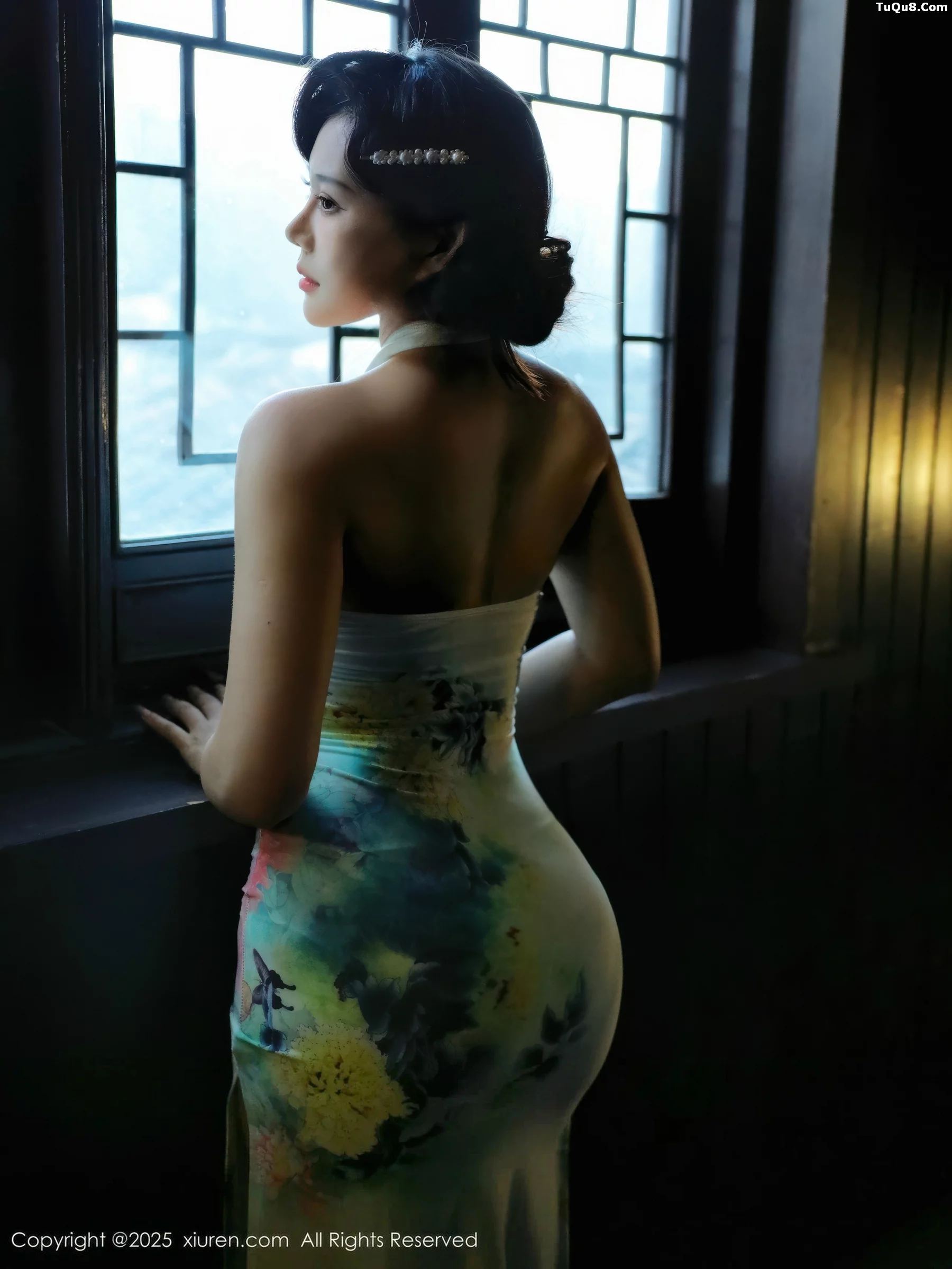 [XiuRen秀人网] 2025.09.10 No.10749 莉莉安娜o 绿色旗袍 [73P] NO.12