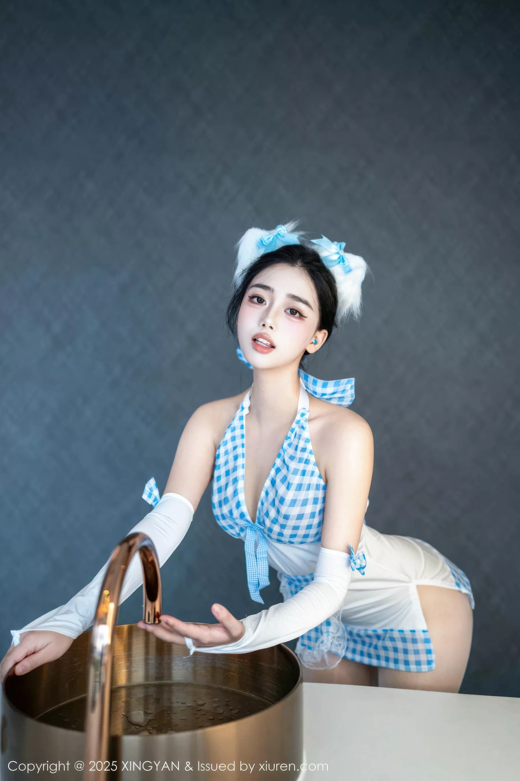 [XINGYAN星颜社] 2025.09.16 VOL.399 阮福福 格子裙 [66P] NO.4