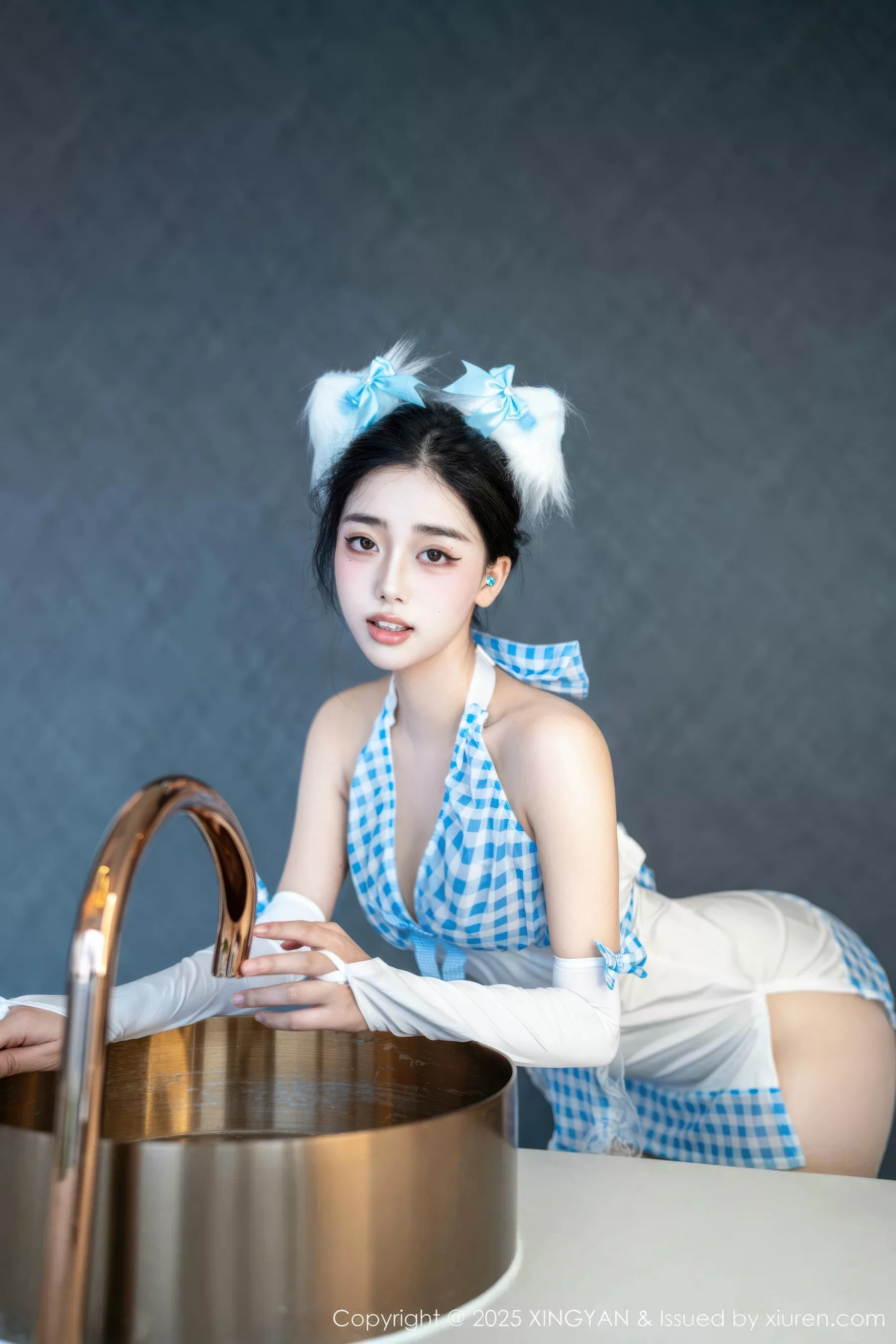 [XINGYAN星颜社] 2025.09.16 VOL.399 阮福福 格子裙 [66P] NO.5