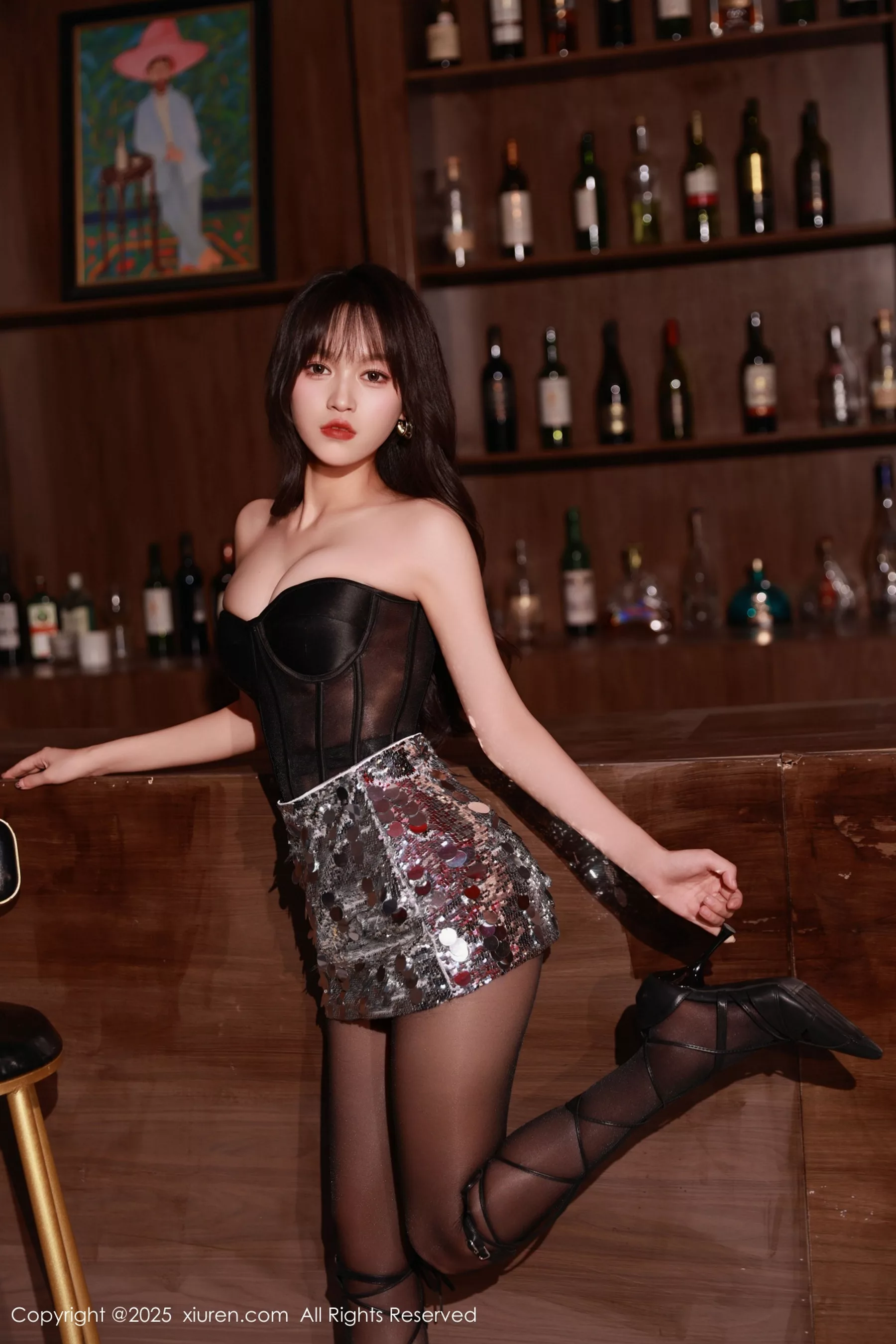 [XiuRen秀人网] 2025.09.16 No.10772 糯咪 黑色连衣短裙 [76P] NO.12