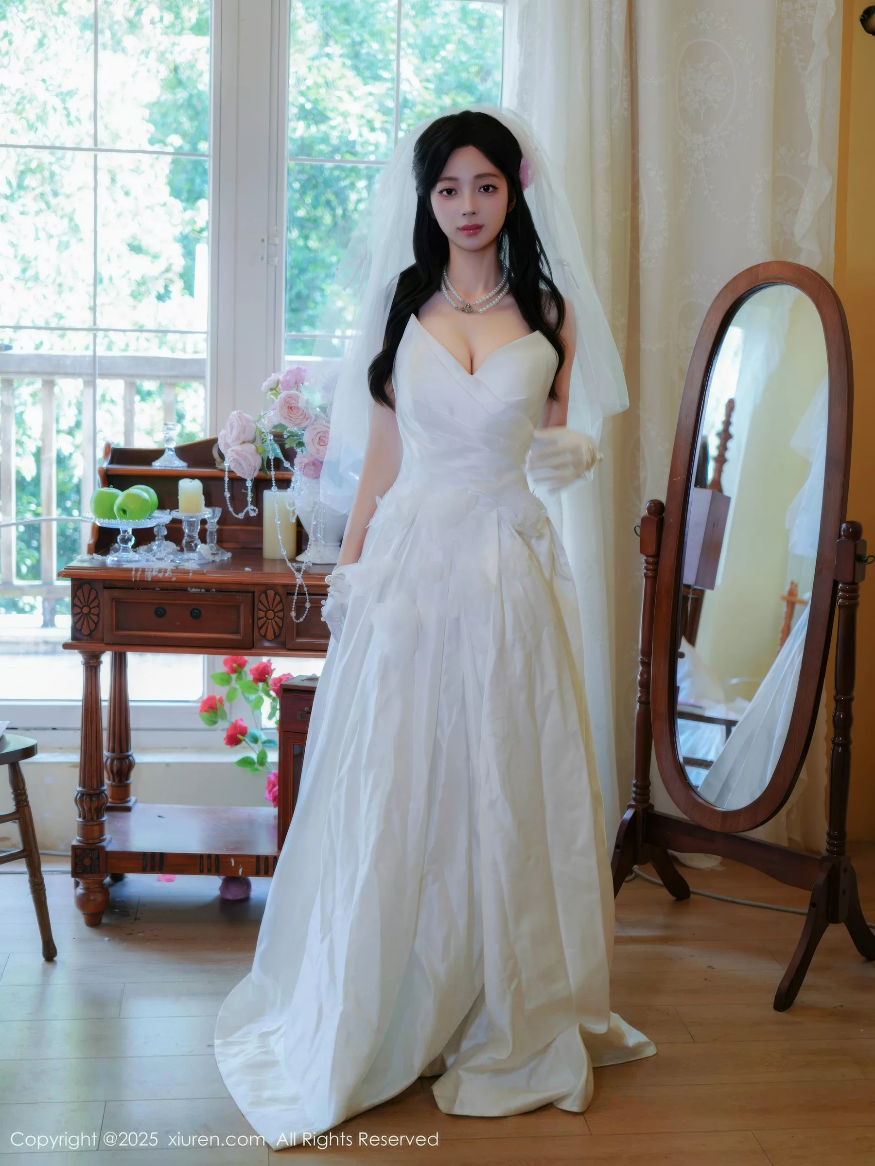 [XiuRen秀人网] 2025.09.16 No.10769 朱朱molly 白色婚纱搭 [54P] NO.2