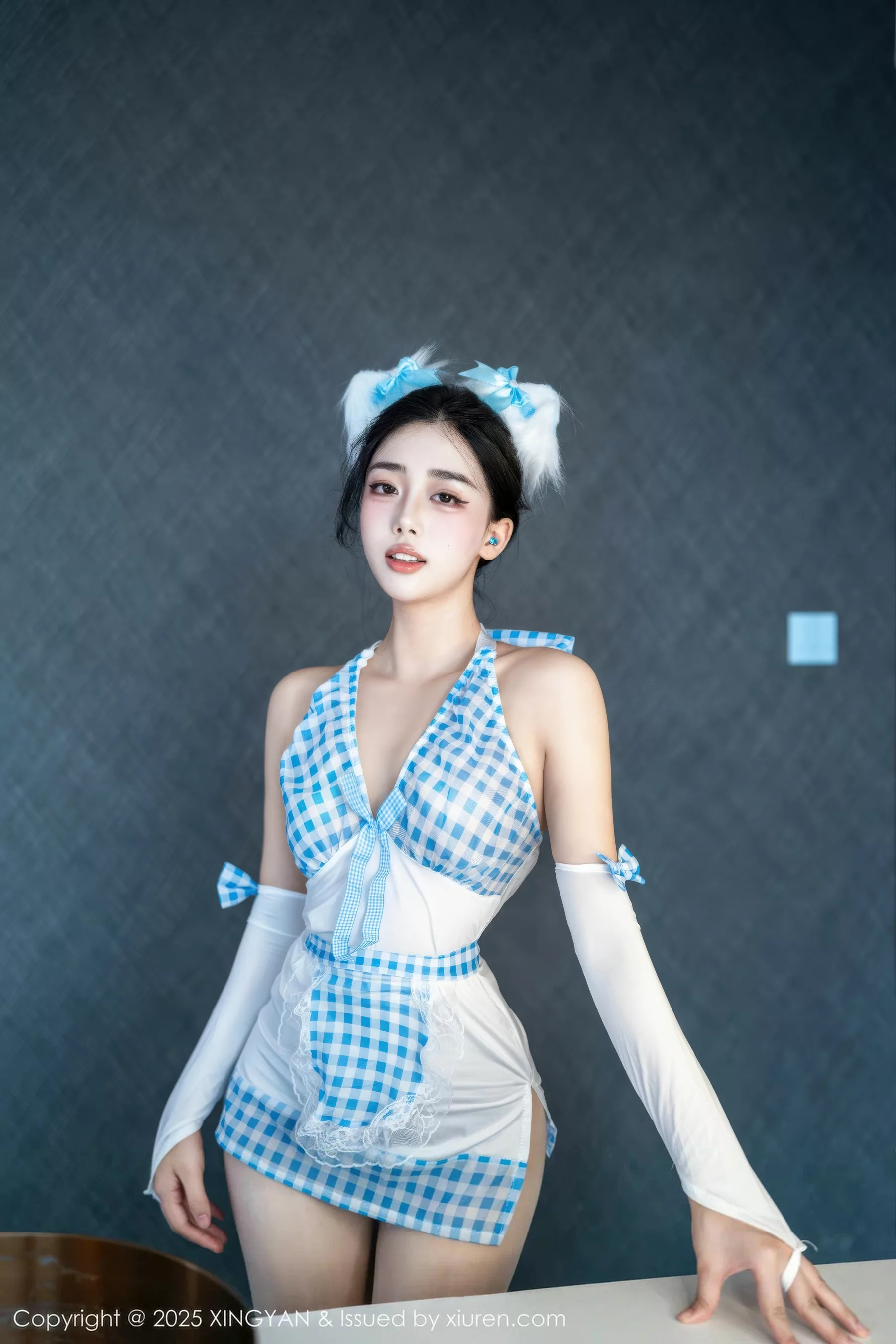 [XINGYAN星颜社] 2025.09.16 VOL.399 阮福福 格子裙 [66P] NO.2