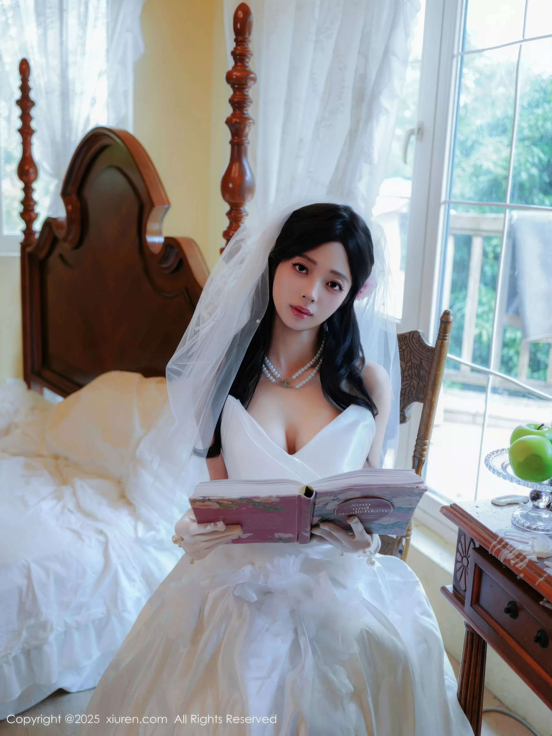 [XiuRen秀人网] 2025.09.16 No.10769 朱朱molly 白色婚纱搭 [54P] NO.9