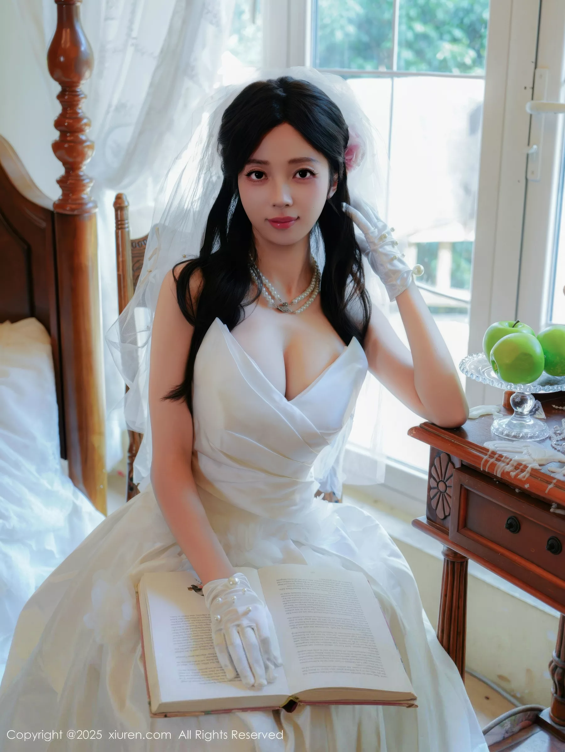 [XiuRen秀人网] 2025.09.16 No.10769 朱朱molly 白色婚纱搭 [54P] NO.11