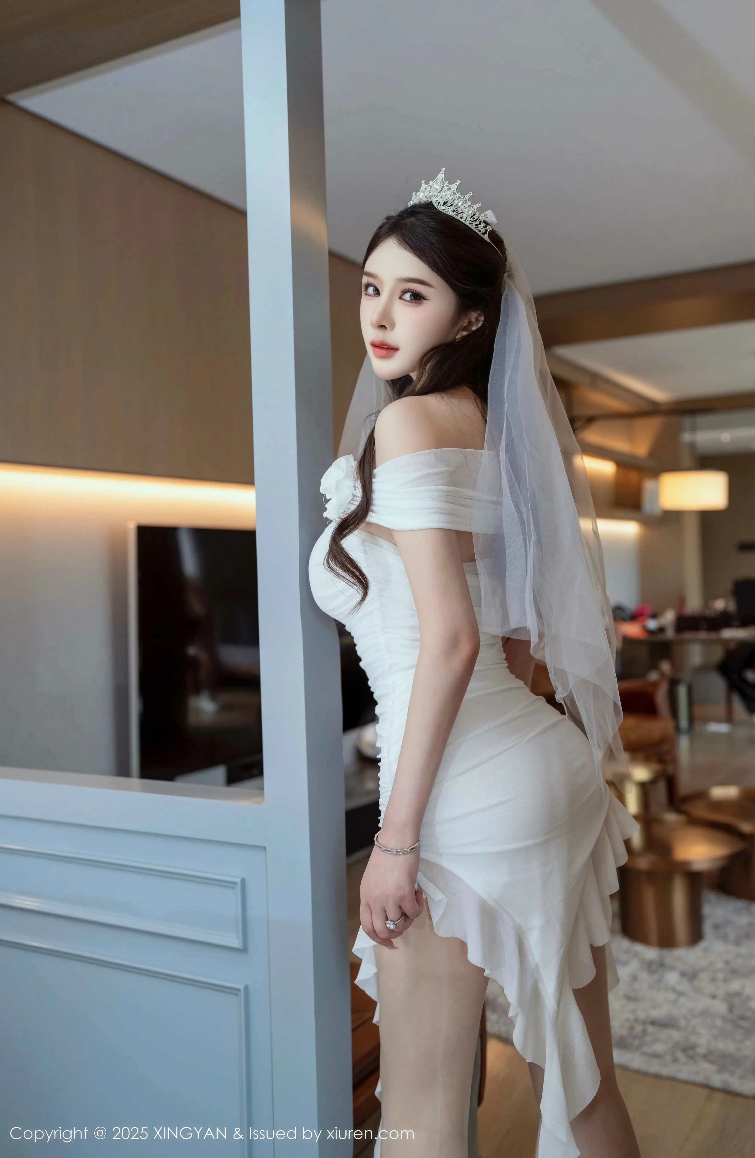 [XINGYAN星颜社] 2025.08.22 VOL.388 李丽莎 白色婚纱 [61P] NO.9