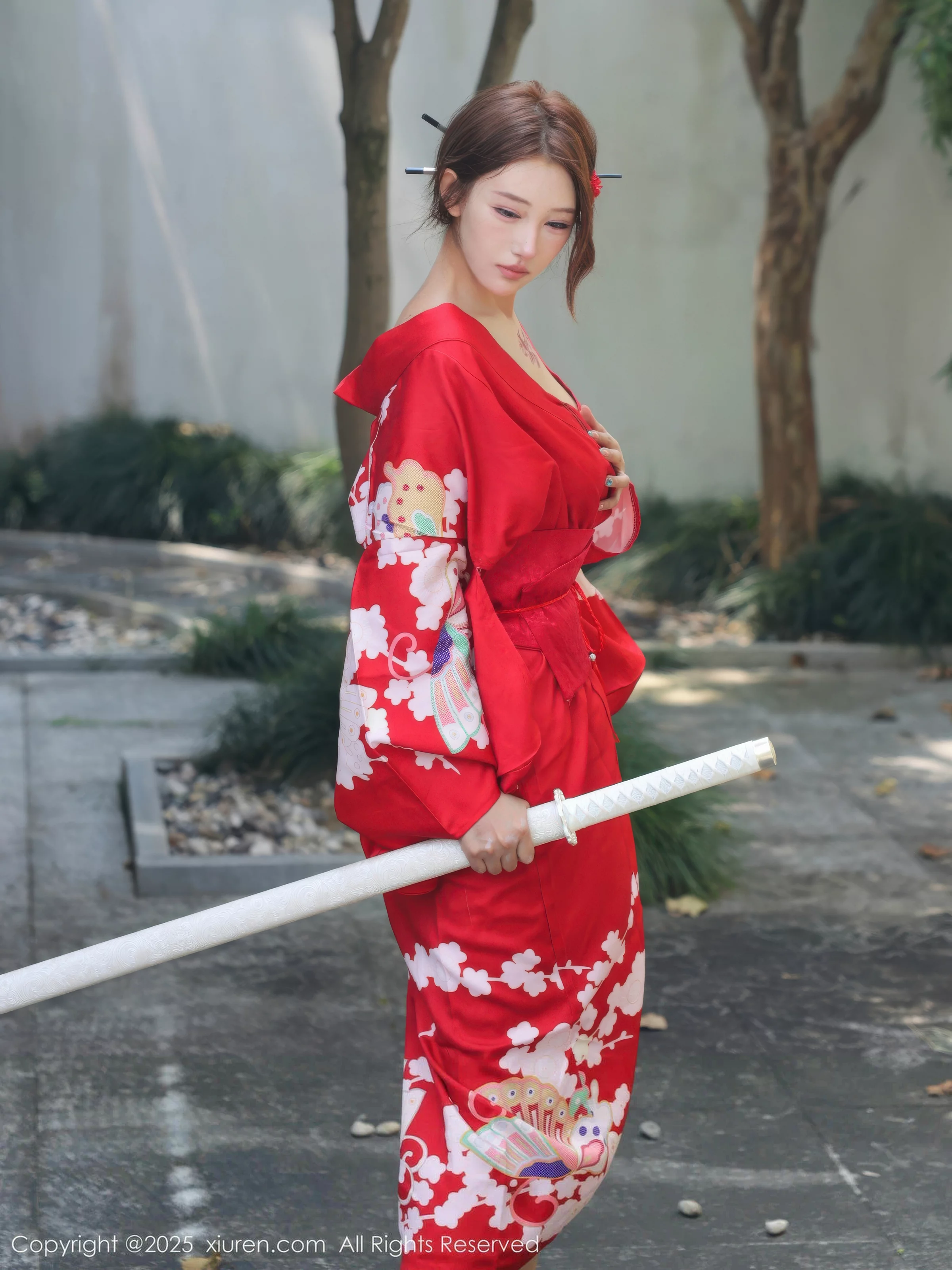 [XiuRen秀人网] 2025.08.22 No.10683 金允希Yuki 红色和服 [80P] NO.8