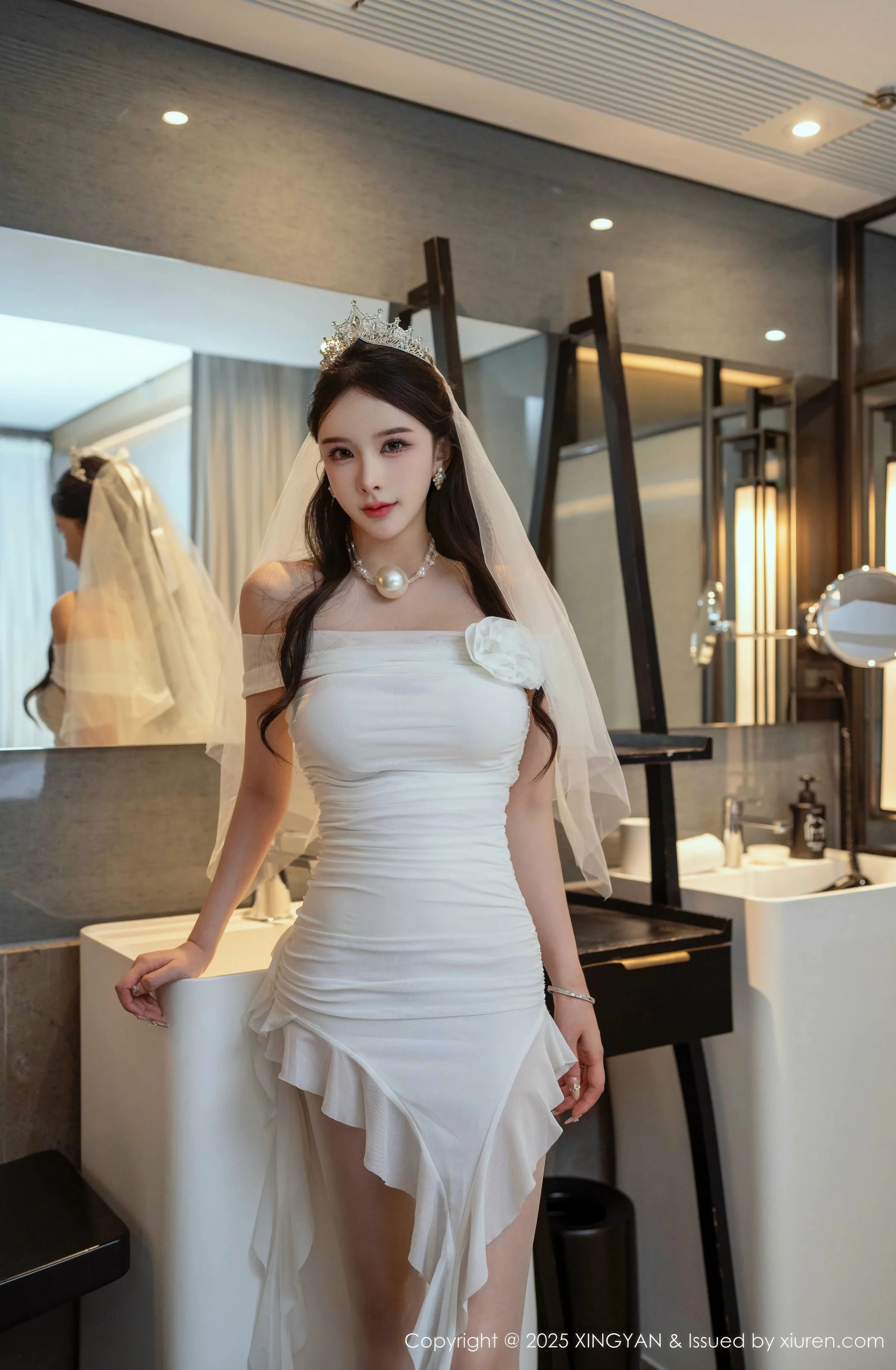 [XINGYAN星颜社] 2025.08.22 VOL.388 李丽莎 白色婚纱 [61P] NO.5