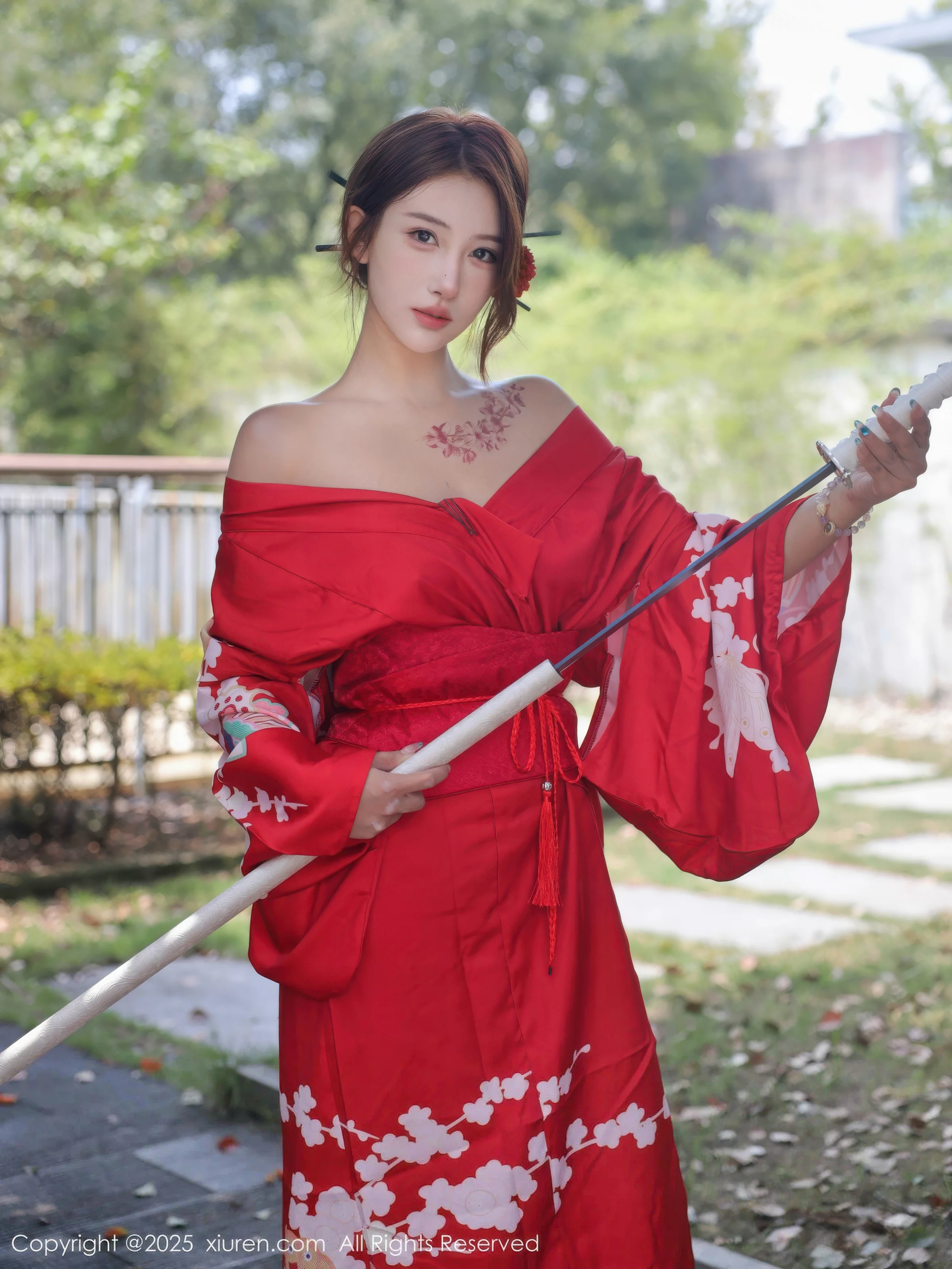 [XiuRen秀人网] 2025.08.22 No.10683 金允希Yuki 红色和服 [80P] NO.4