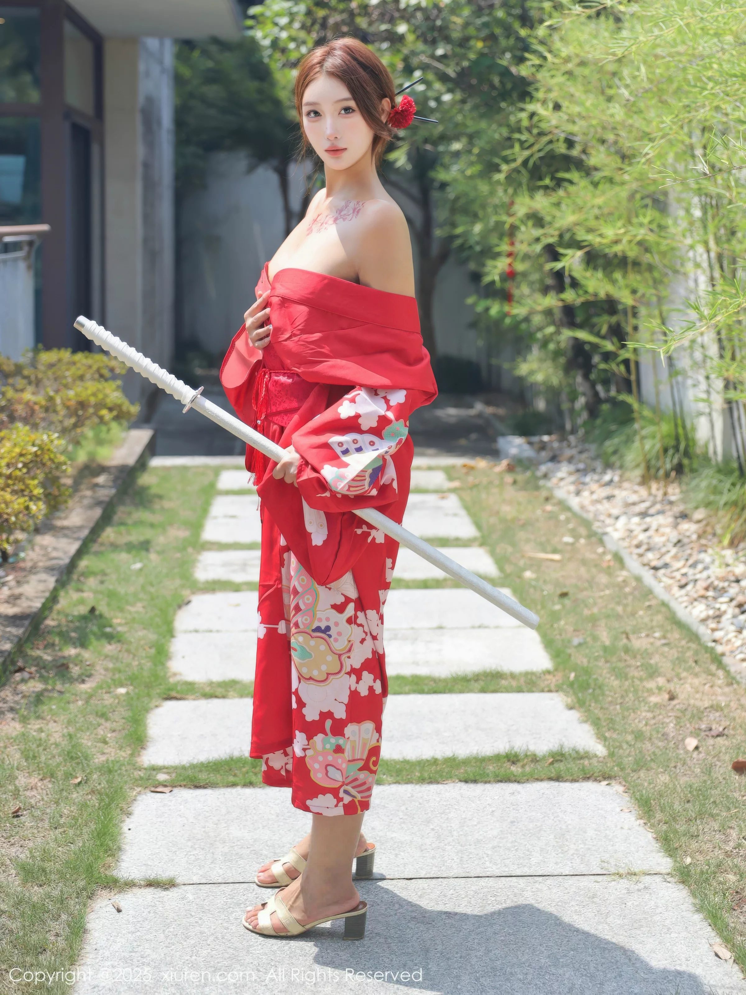 [XiuRen秀人网] 2025.08.22 No.10683 金允希Yuki 红色和服 [80P] NO.6