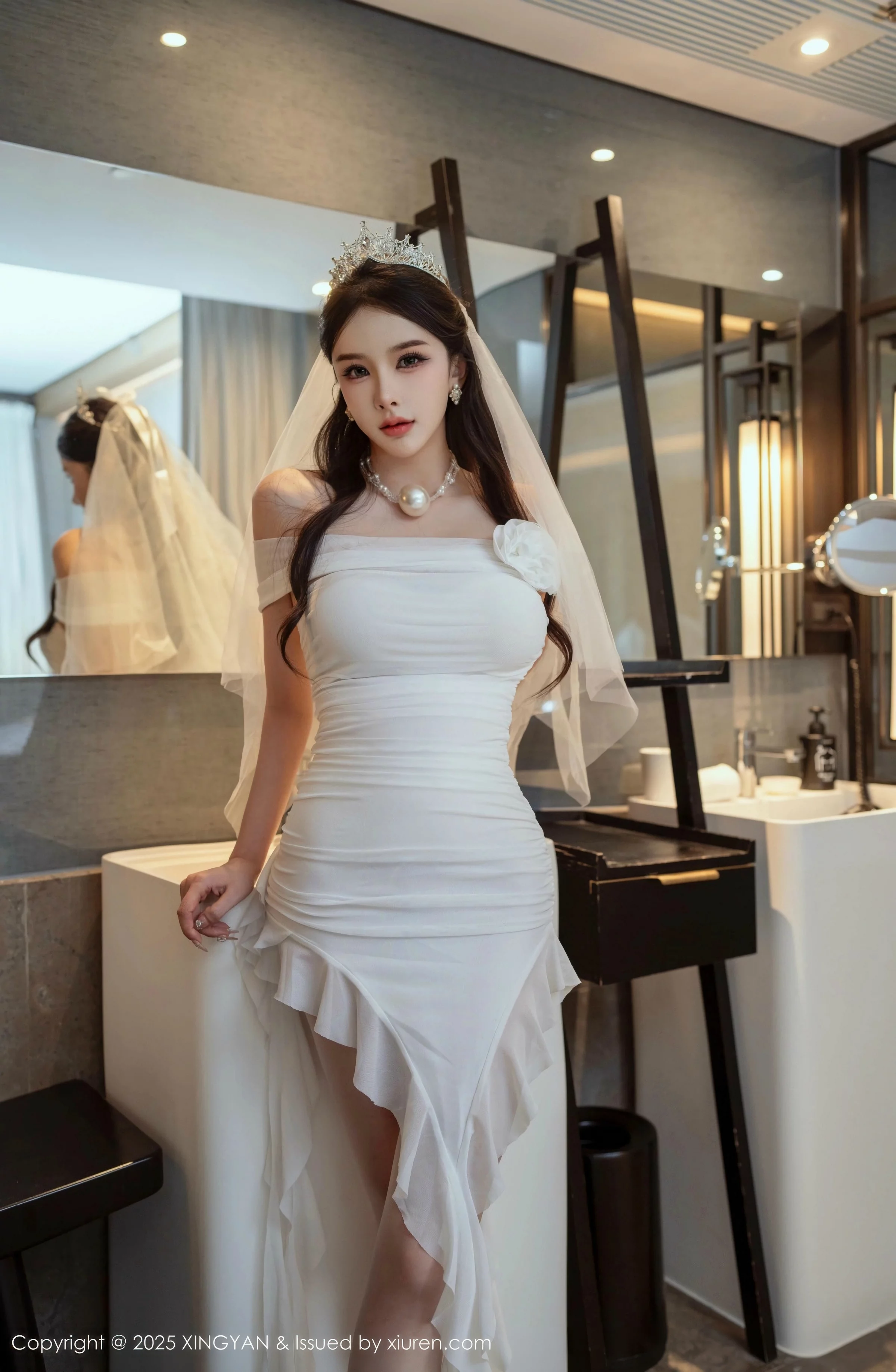 [XINGYAN星颜社] 2025.08.22 VOL.388 李丽莎 白色婚纱 [61P] NO.7