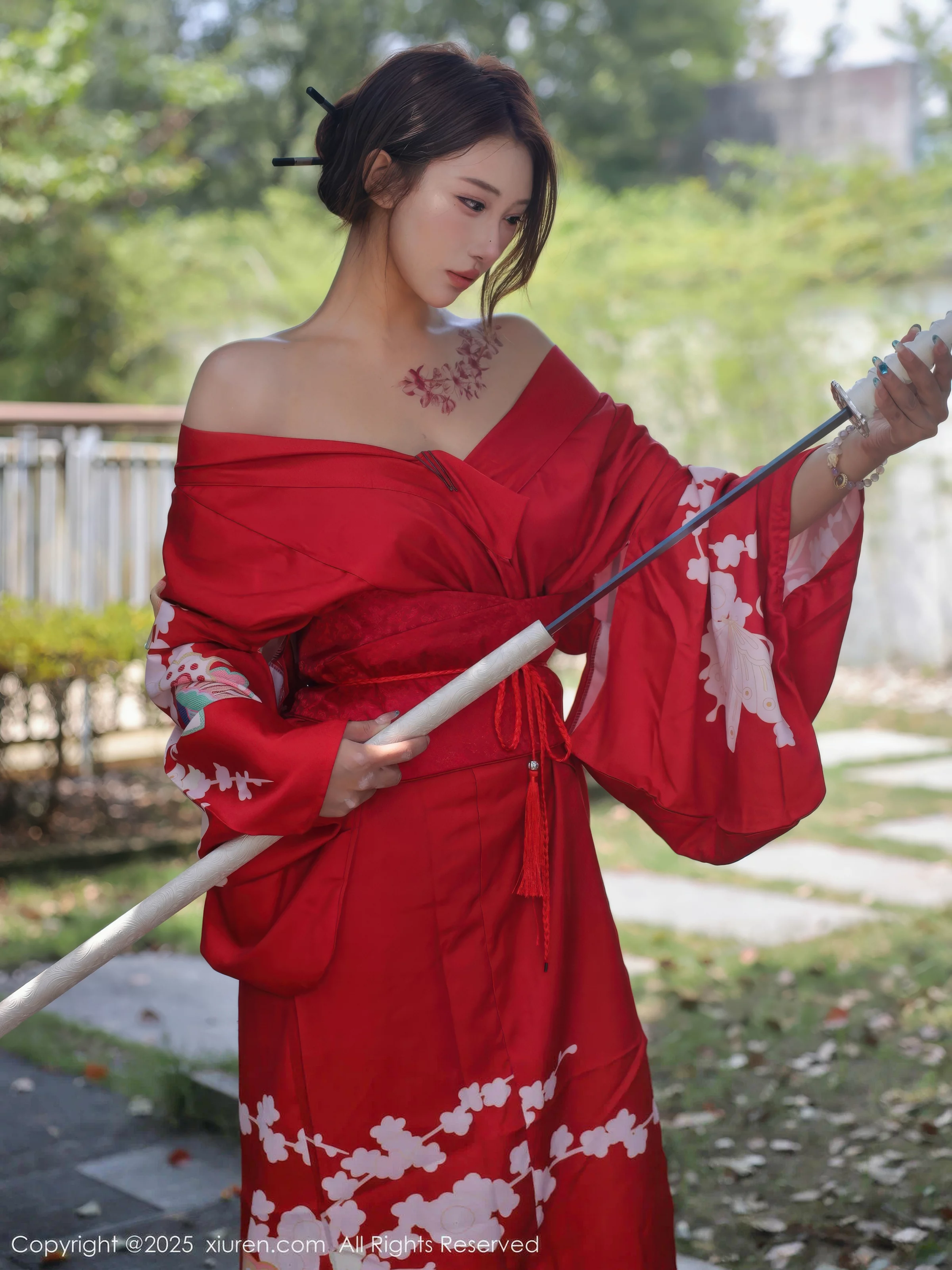 [XiuRen秀人网] 2025.08.22 No.10683 金允希Yuki 红色和服 [80P] NO.3