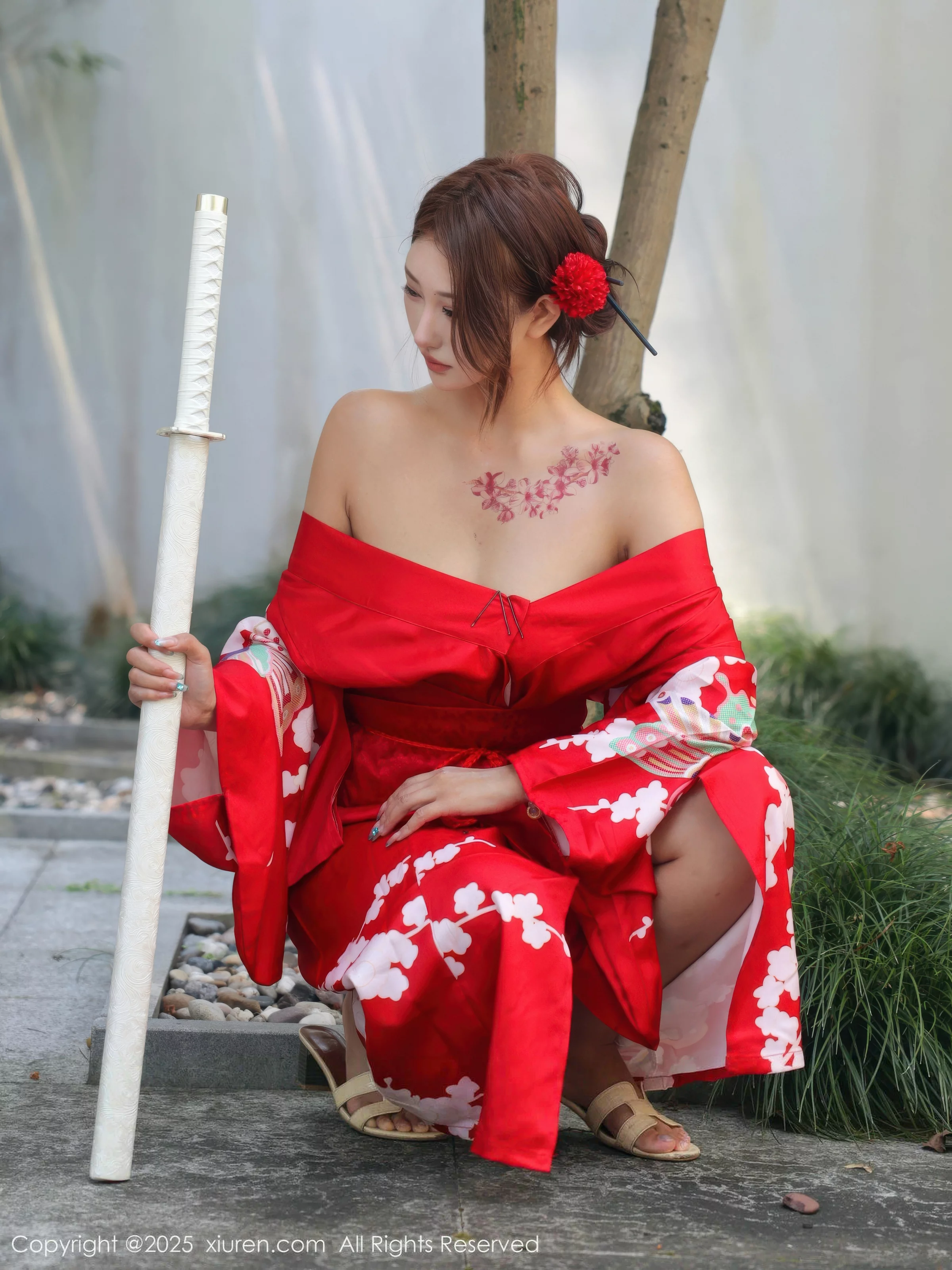 [XiuRen秀人网] 2025.08.22 No.10683 金允希Yuki 红色和服 [80P] NO.10