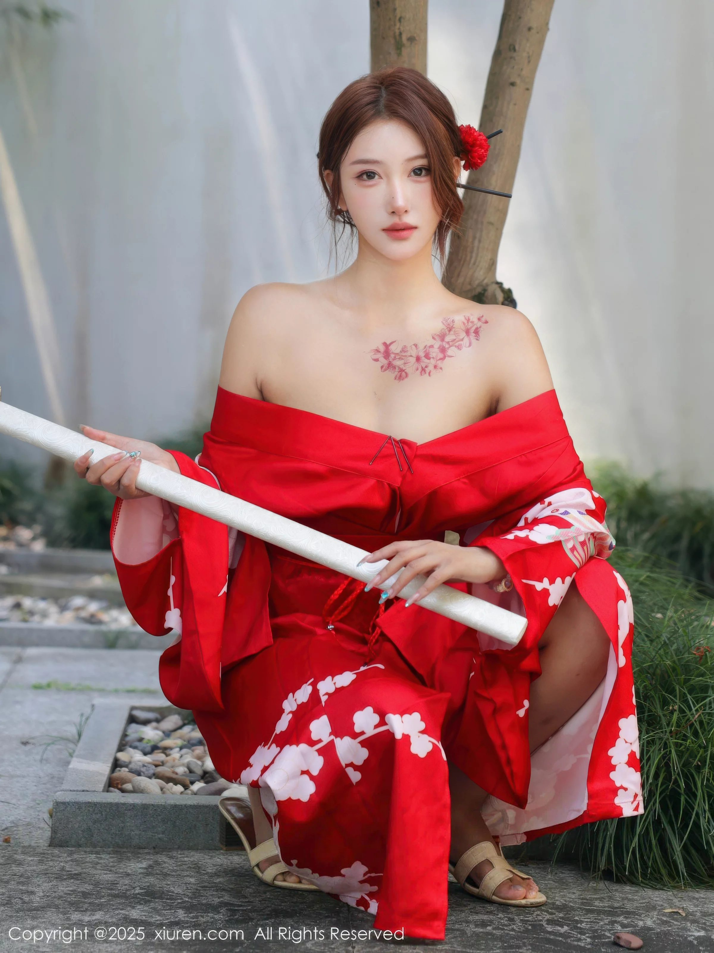 [XiuRen秀人网] 2025.08.22 No.10683 金允希Yuki 红色和服 [80P] NO.11