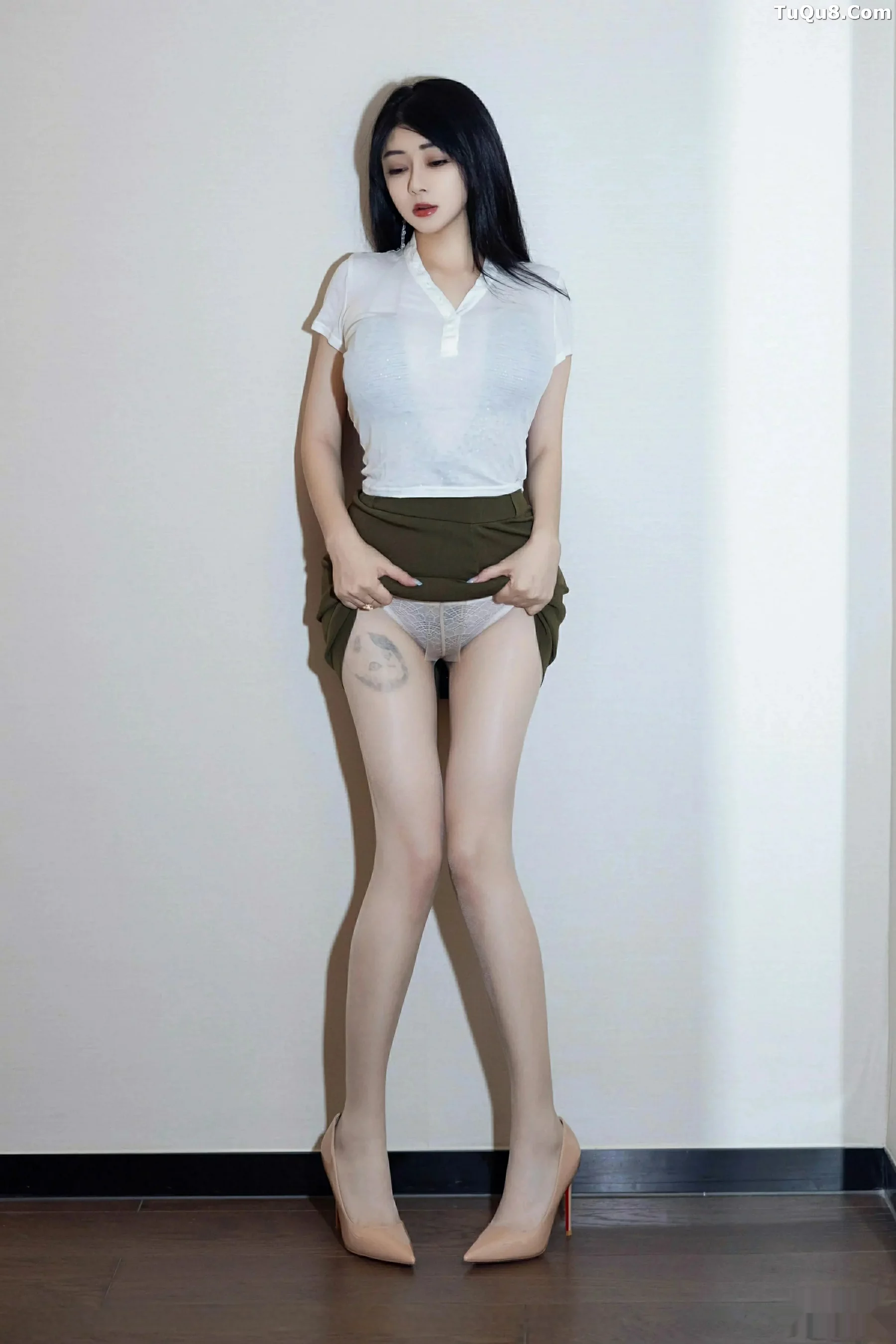 [HuaYang花漾] 2025.09.29 VOL.647 凯竹Quinn 白色T恤 [54P] NO.8