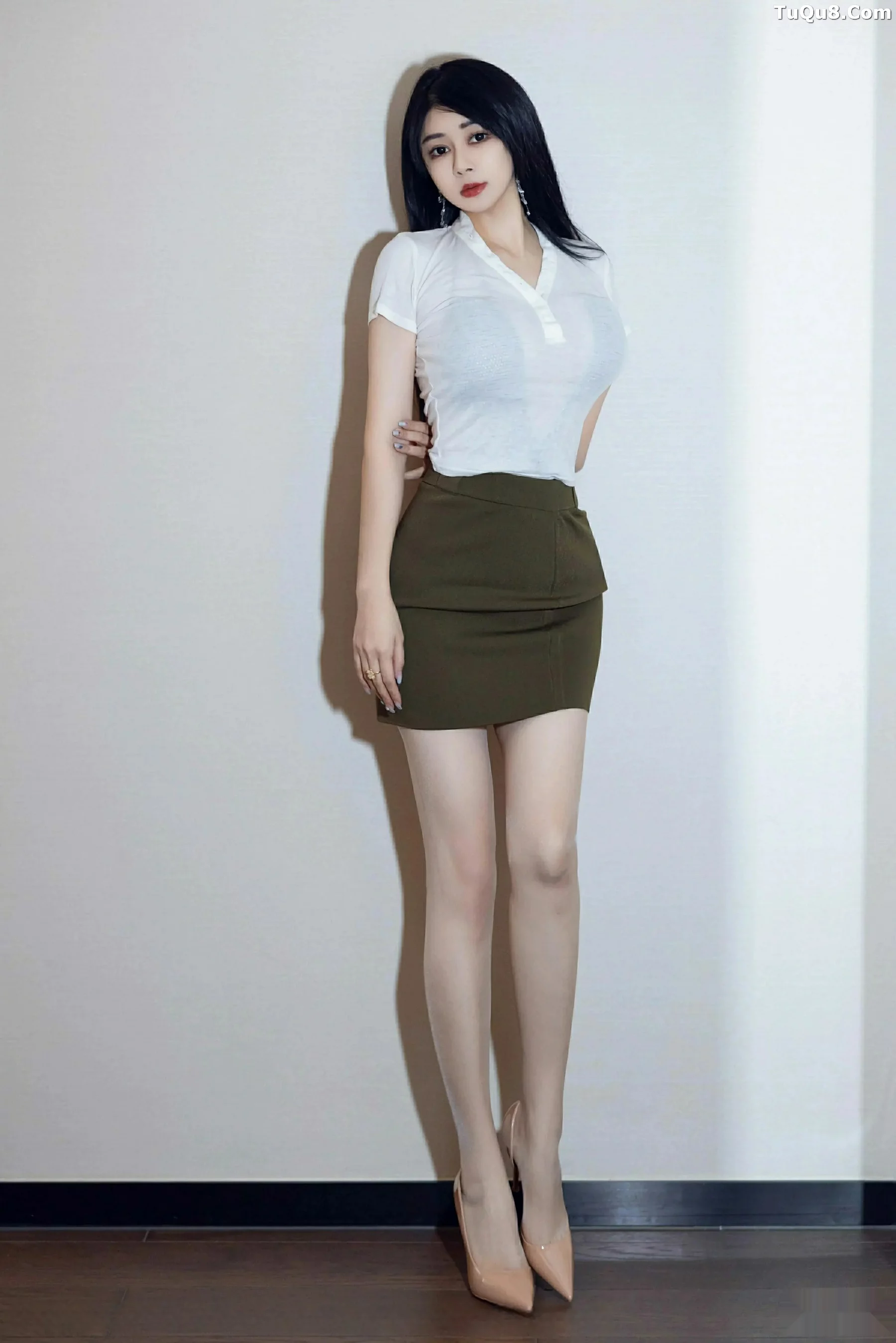 [HuaYang花漾] 2025.09.29 VOL.647 凯竹Quinn 白色T恤 [54P] NO.1